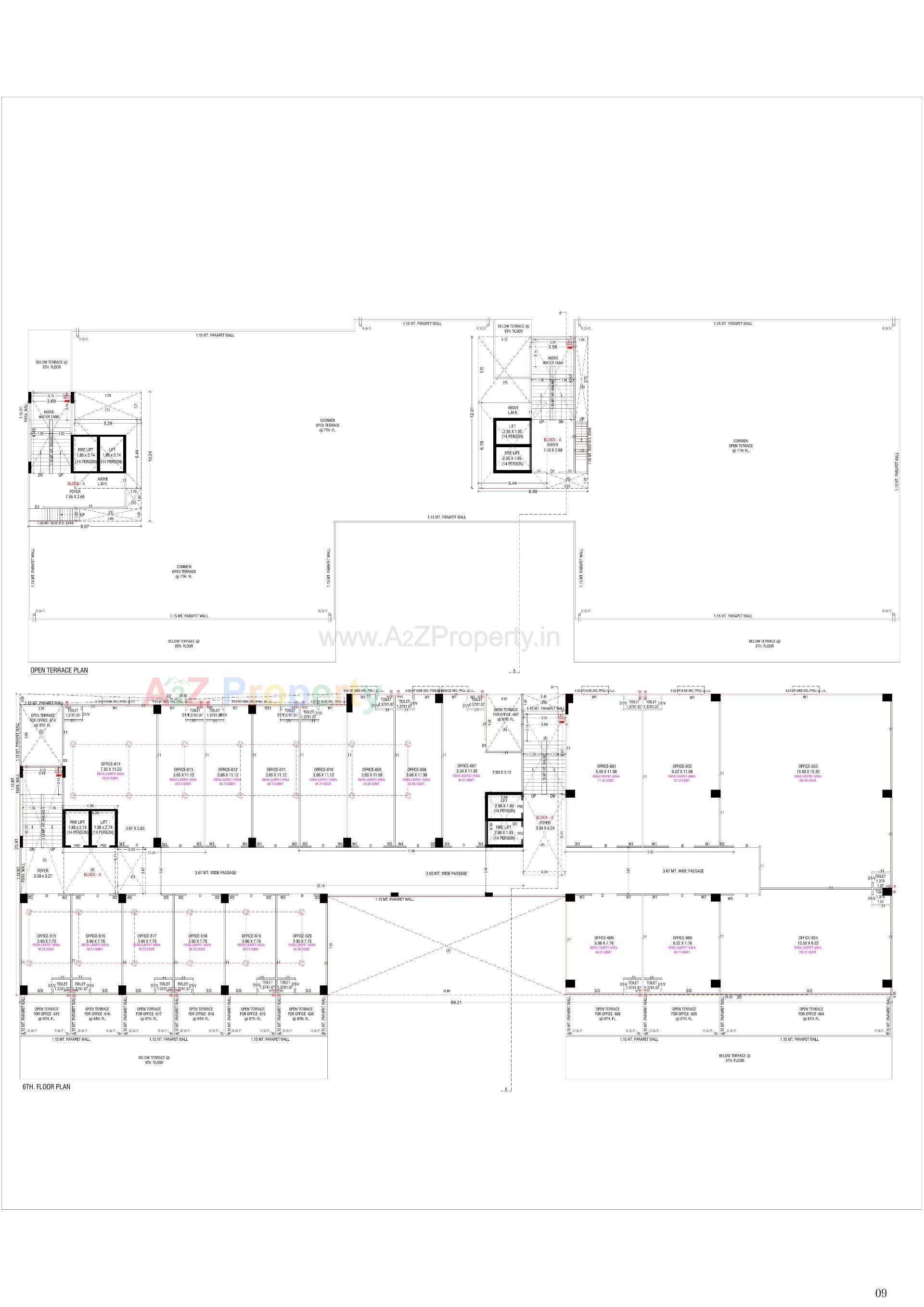 Layout of real estate project Diamond Retail Space located at Nikol, Ahmedabad, Gujarat