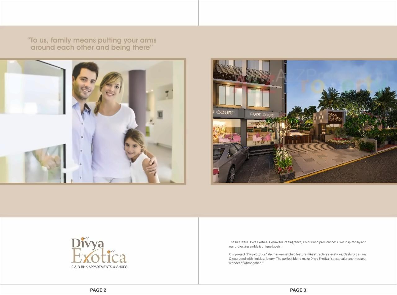 of real estate project Divya Exotica located at Gota, Ahmedabad, Gujarat