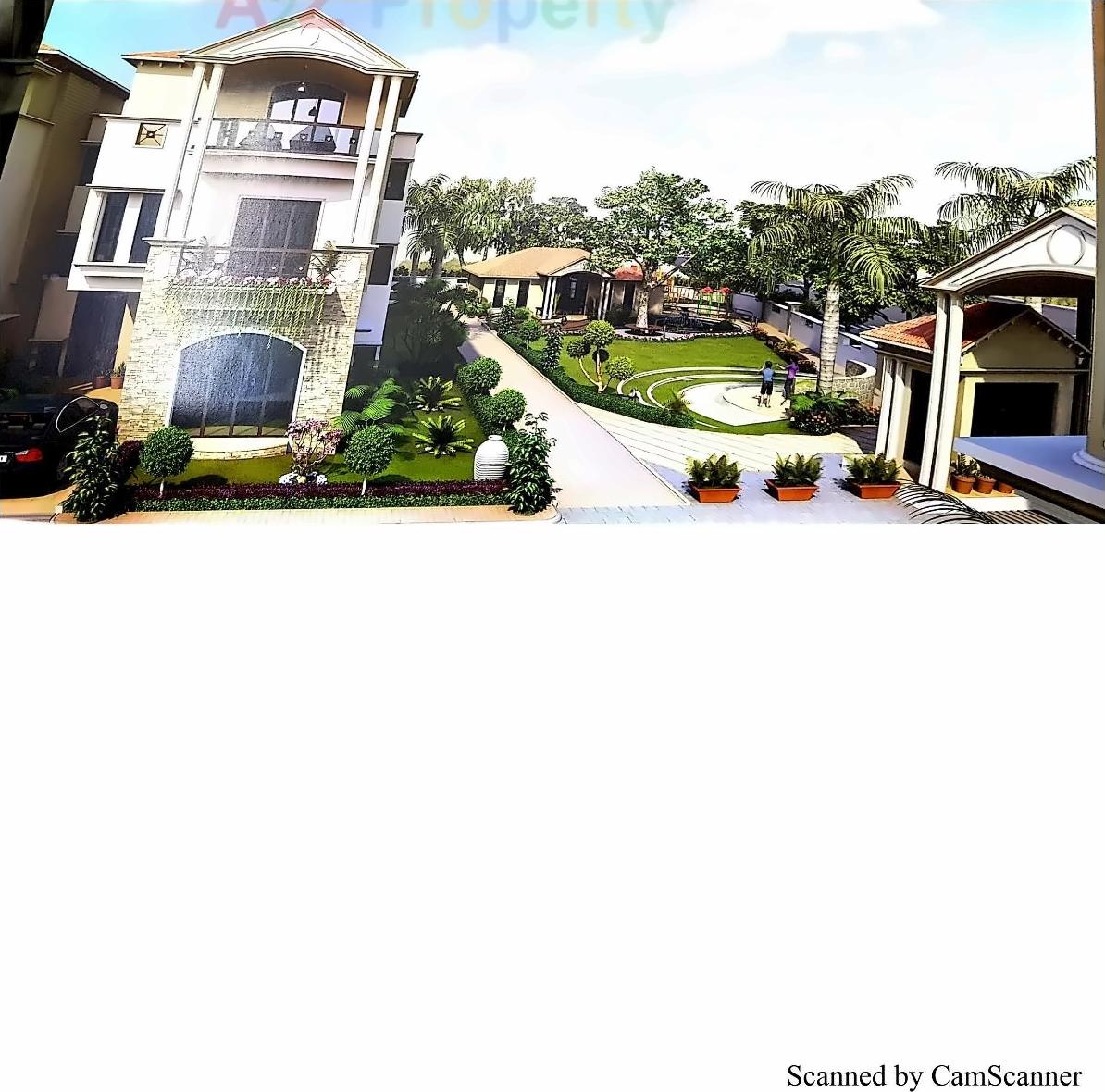 3D Elevation of real estate project Divyapunj Bungalows located at Chandkheda, Ahmedabad, Gujarat