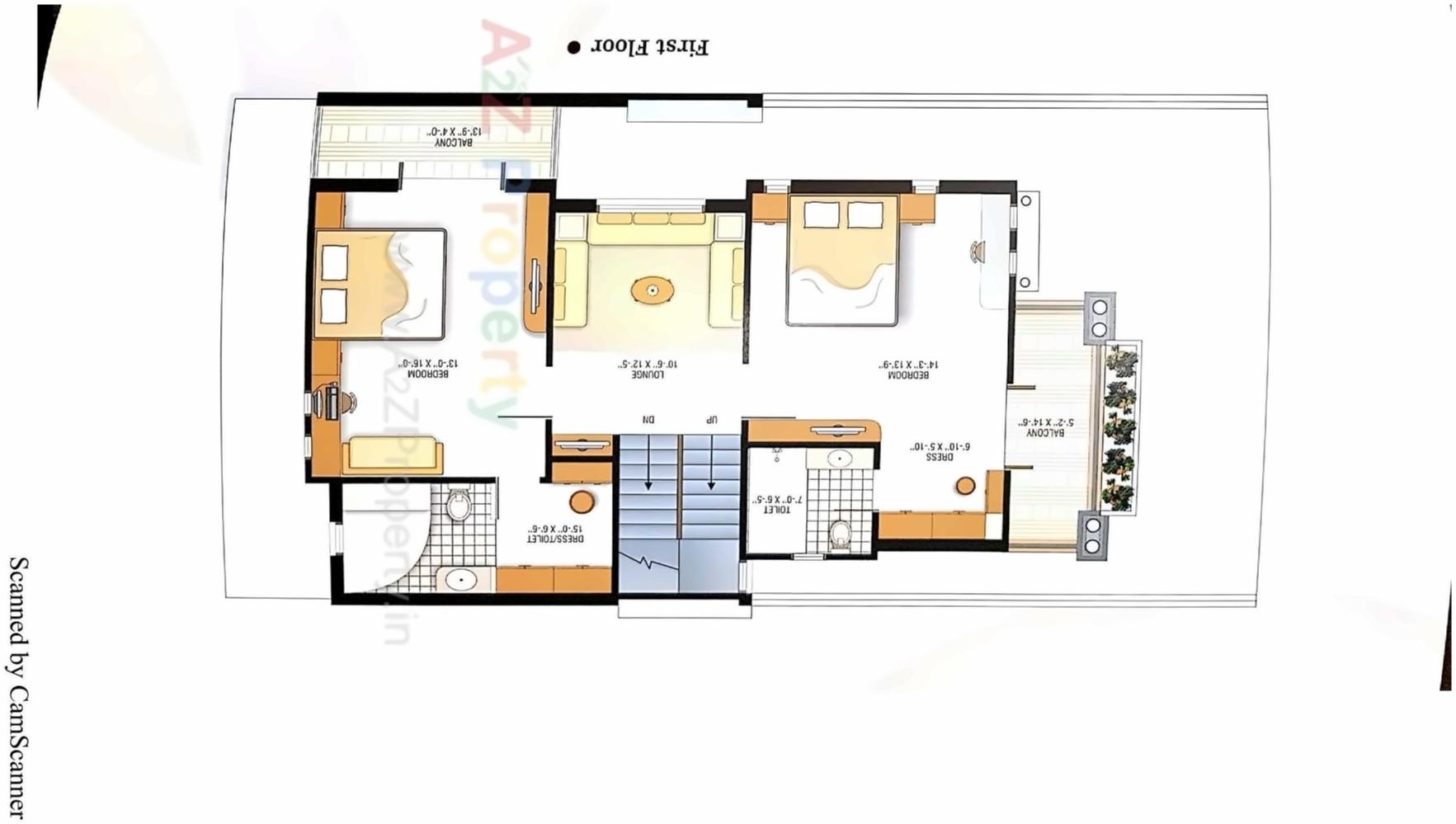 Layout of real estate project Divyapunj Bungalows located at Chandkheda, Ahmedabad, Gujarat