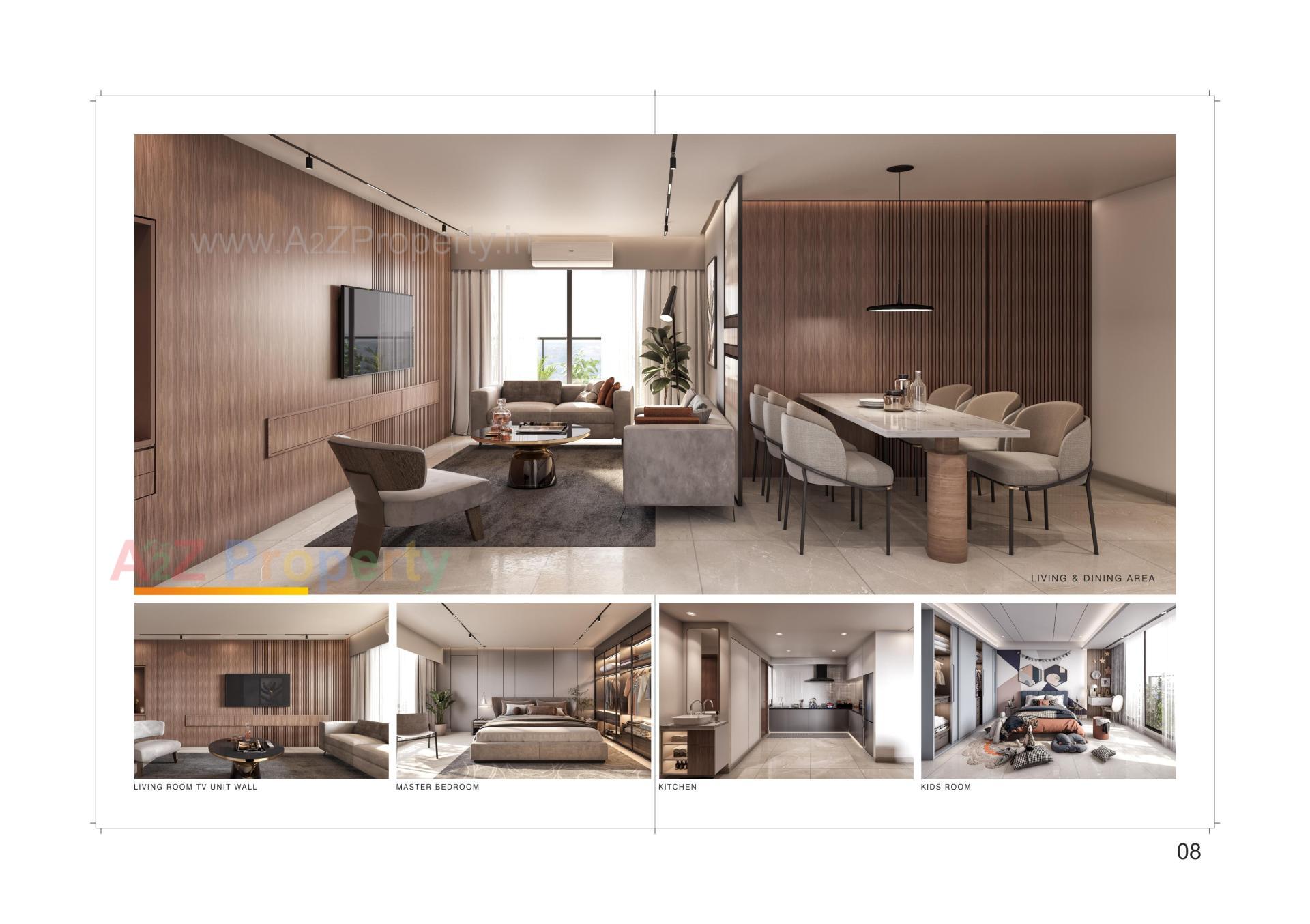 3D Elevation of real estate project Diwali Skyz located at Khoraj, Ahmedabad, Gujarat