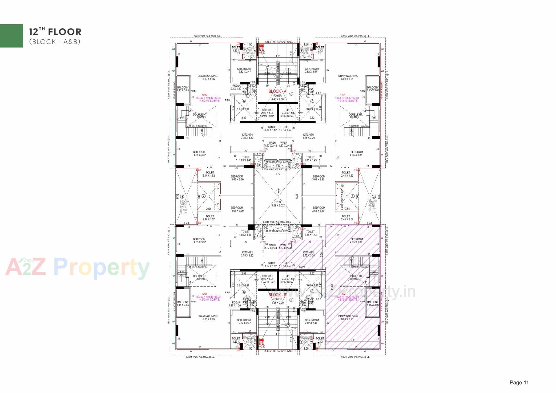 Layout of real estate project Dream Vianna located at Hebatpur, Ahmedabad, Gujarat