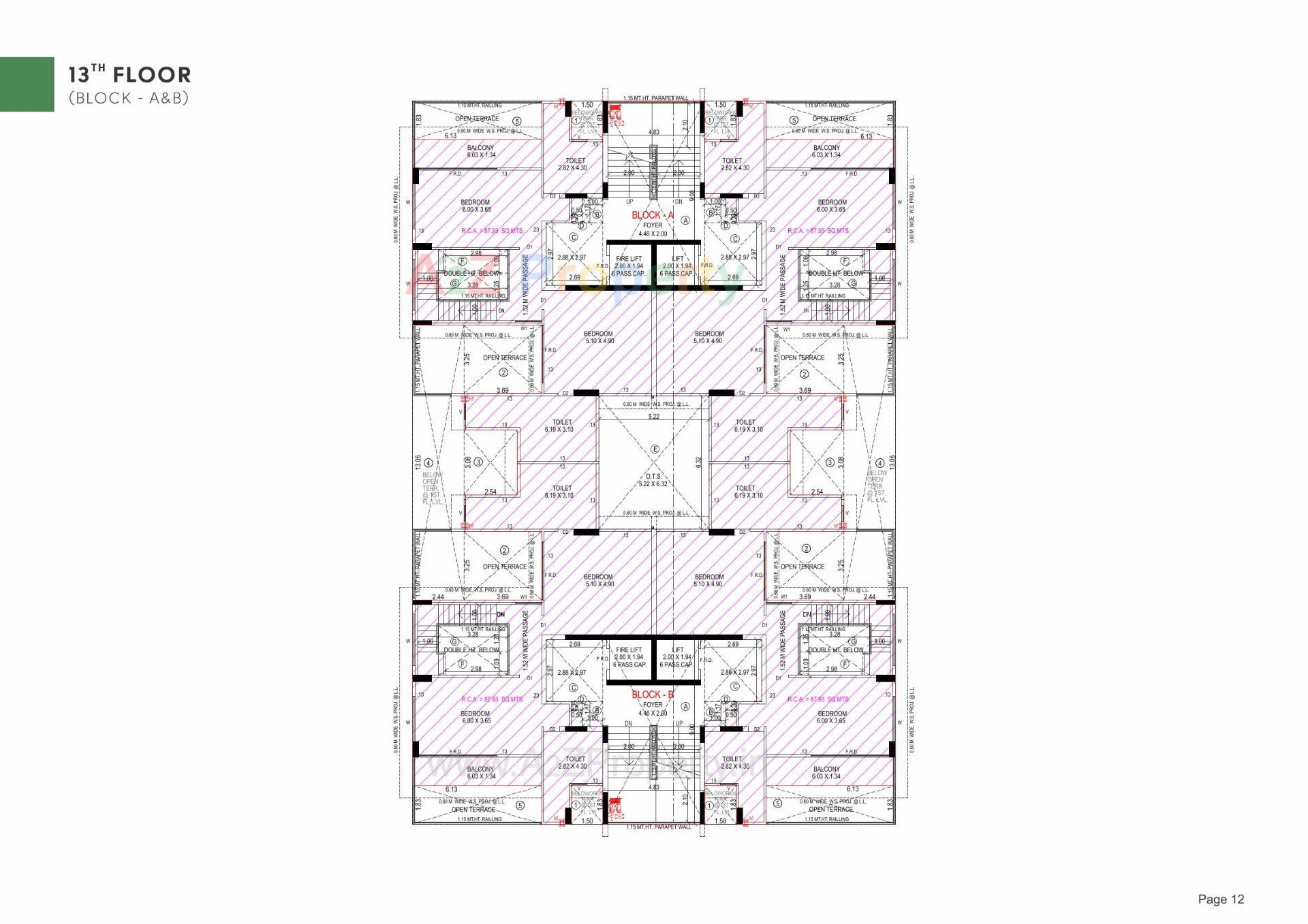 Layout of real estate project Dream Vianna located at Hebatpur, Ahmedabad, Gujarat