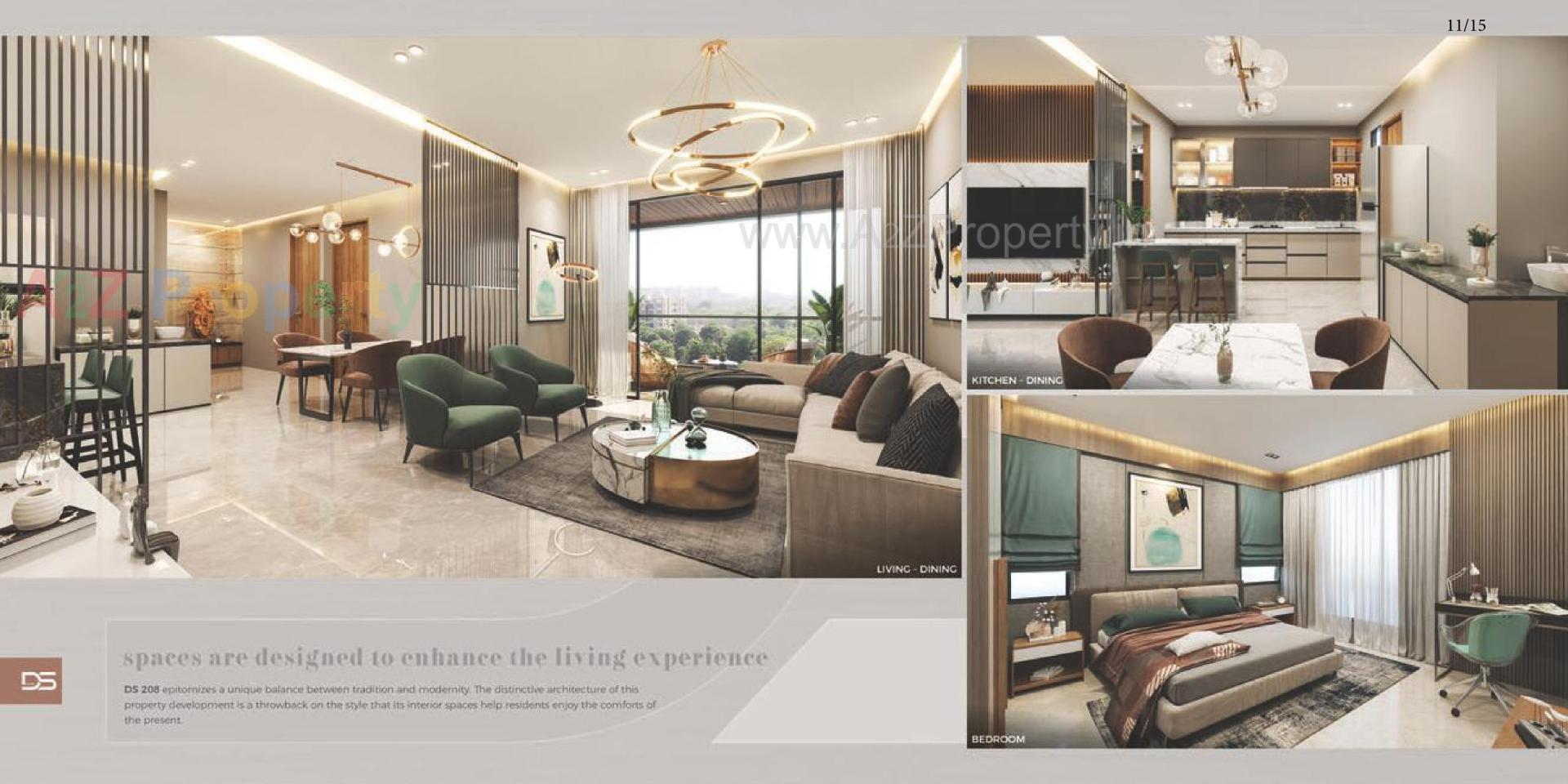 3D Elevation of real estate project Ds 20 located at Odhav, Ahmedabad, Gujarat