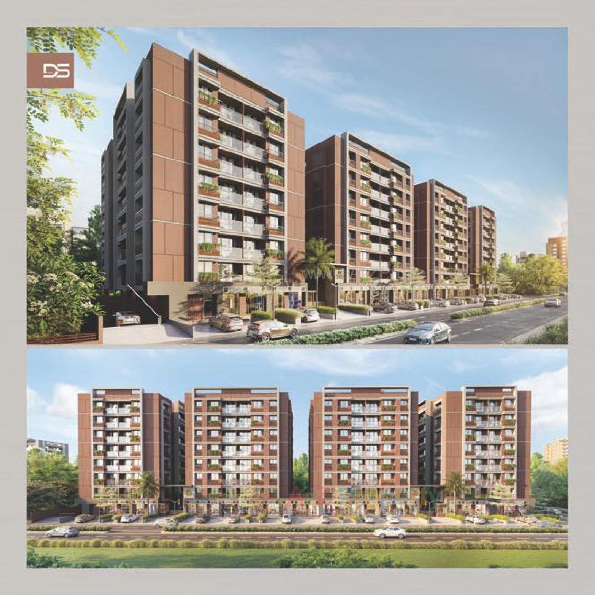 3D Elevation of real estate project Ds 20 located at Odhav, Ahmedabad, Gujarat