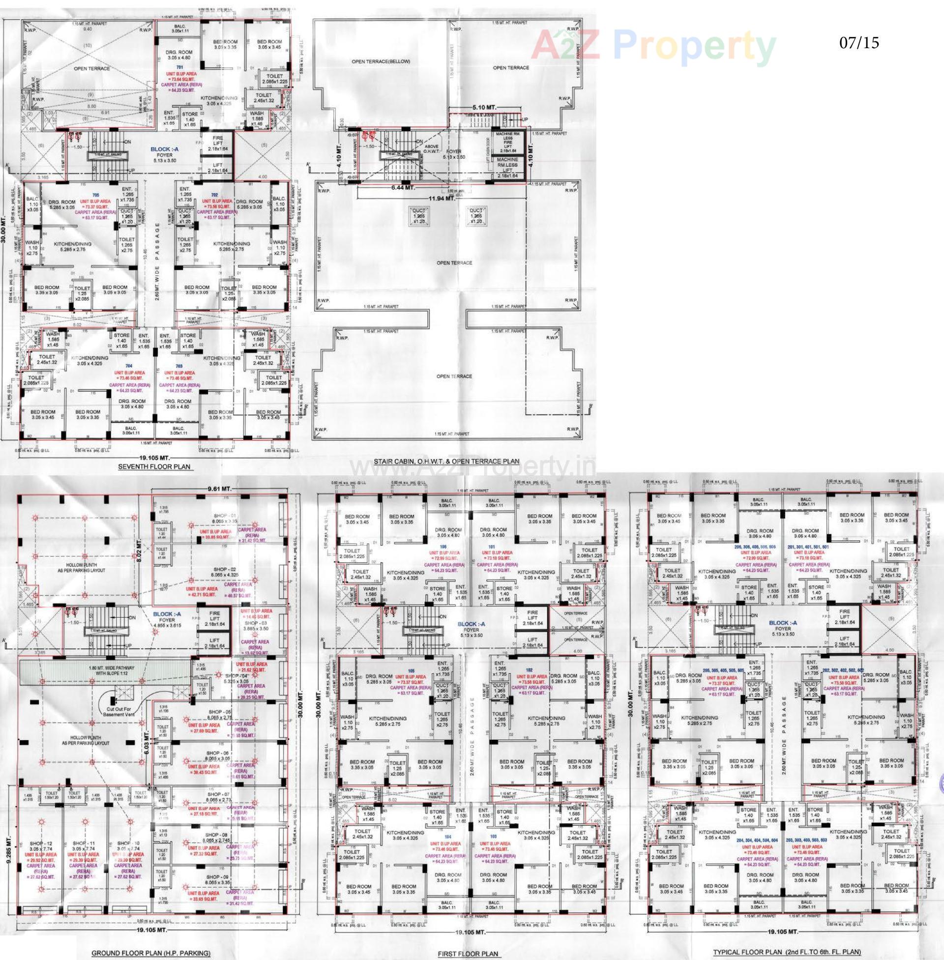 Layout of real estate project Ds 20 located at Odhav, Ahmedabad, Gujarat