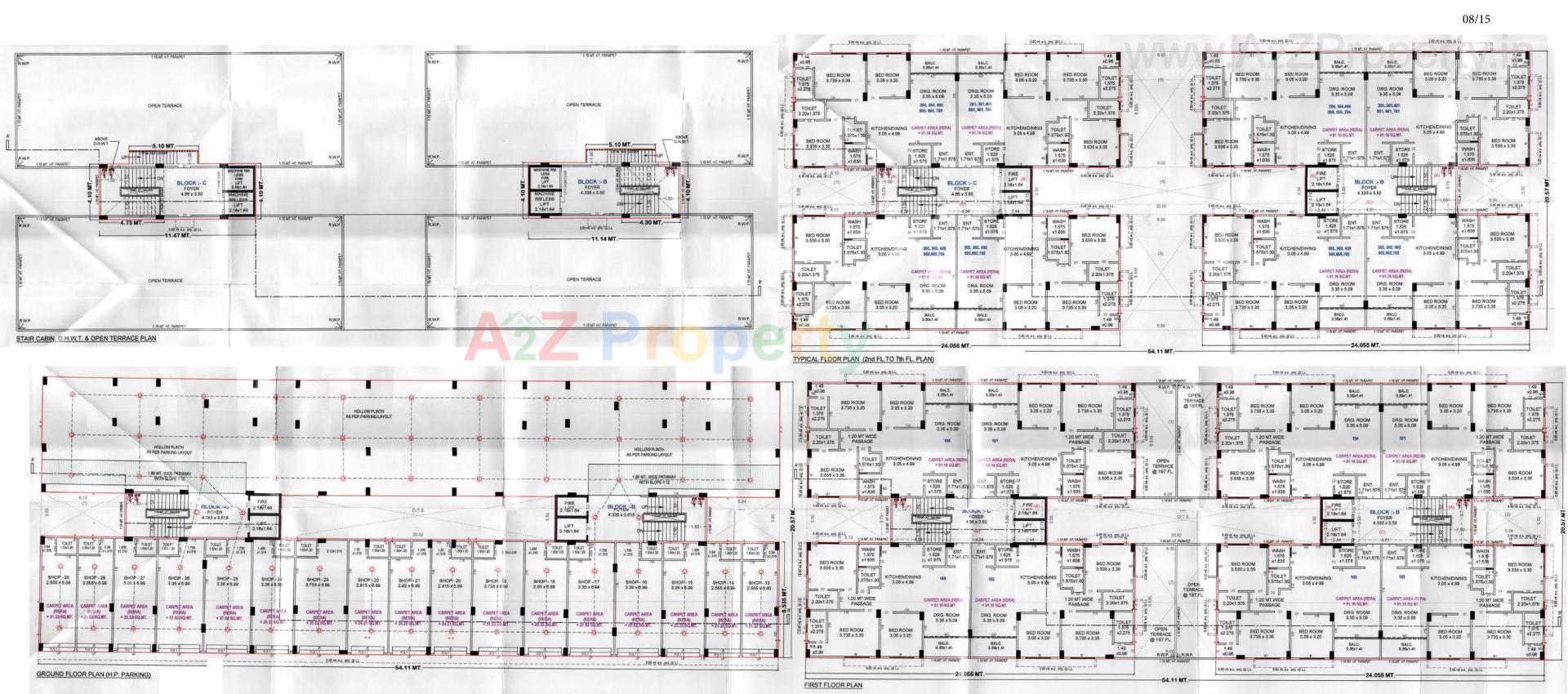 Layout of real estate project Ds 20 located at Odhav, Ahmedabad, Gujarat