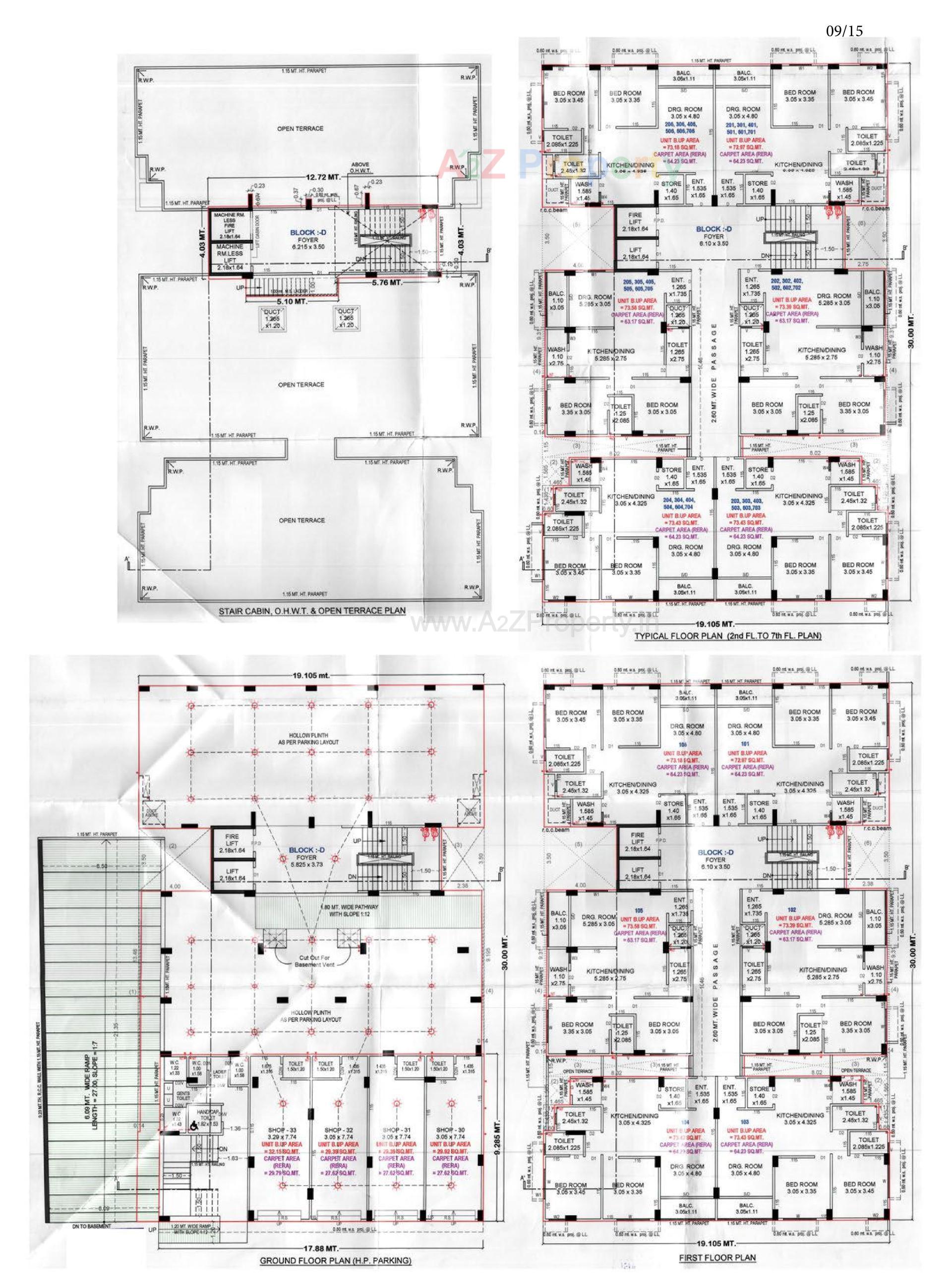 Layout of real estate project Ds 20 located at Odhav, Ahmedabad, Gujarat