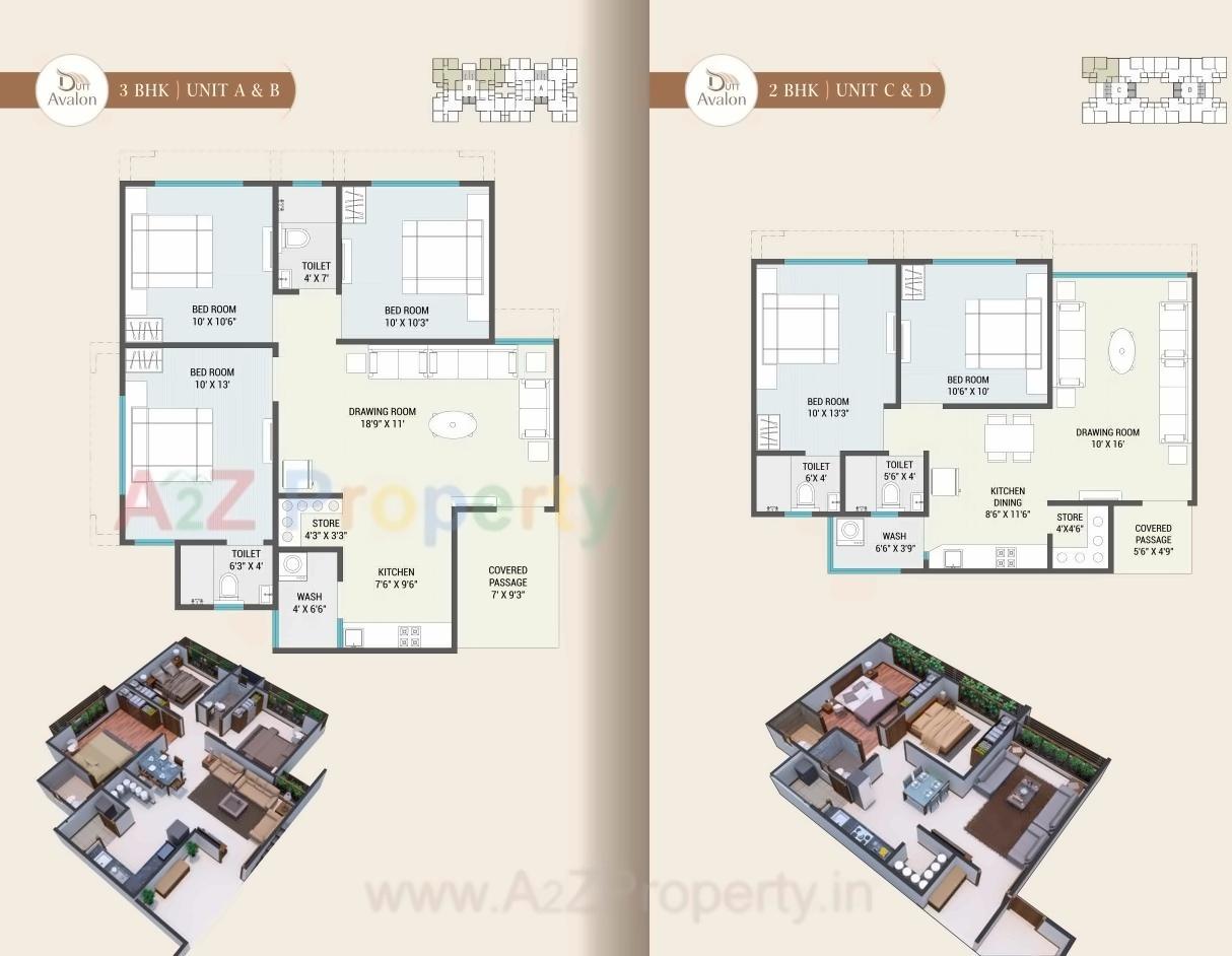 Layout of real estate project Dutt Avalon located at Tragad, Ahmedabad, Gujarat
