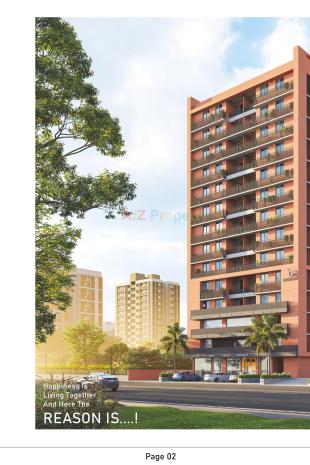 Elevation of real estate project Dutt Paradise located at Tragad, Ahmedabad, Gujarat