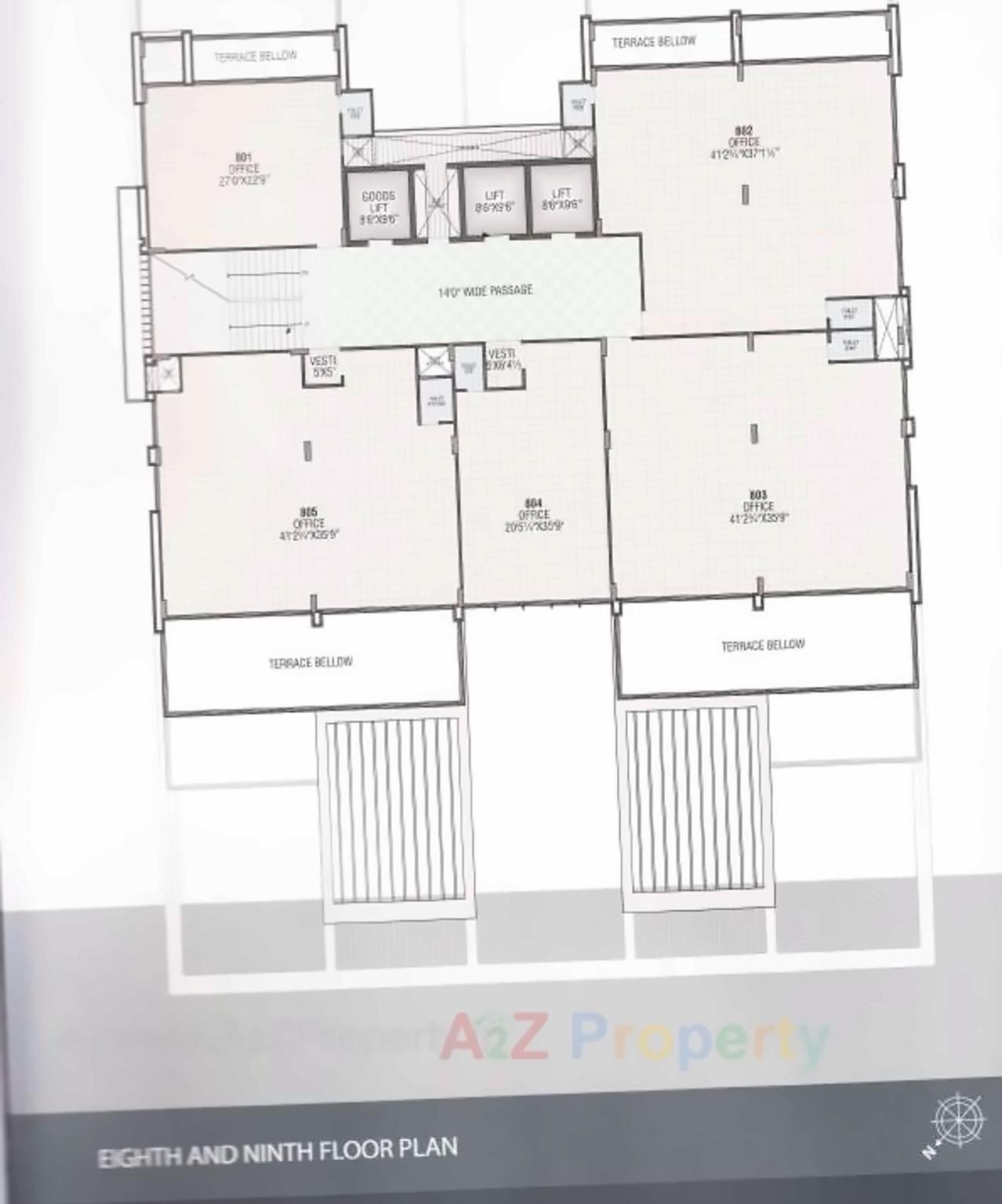 Layout of real estate project Dwarkesh Business Hub located at Motera, Ahmedabad, Gujarat
