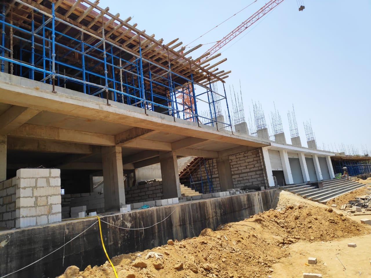 154910_const of real estate project Dwarkesh Fragrance located at Chandkheda, Ahmedabad, Gujarat