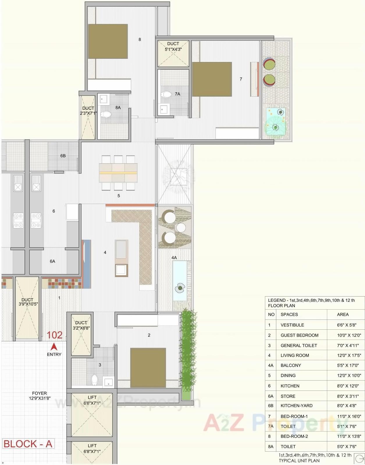 Layout of real estate project Dwarkesh Fragrance located at Chandkheda, Ahmedabad, Gujarat