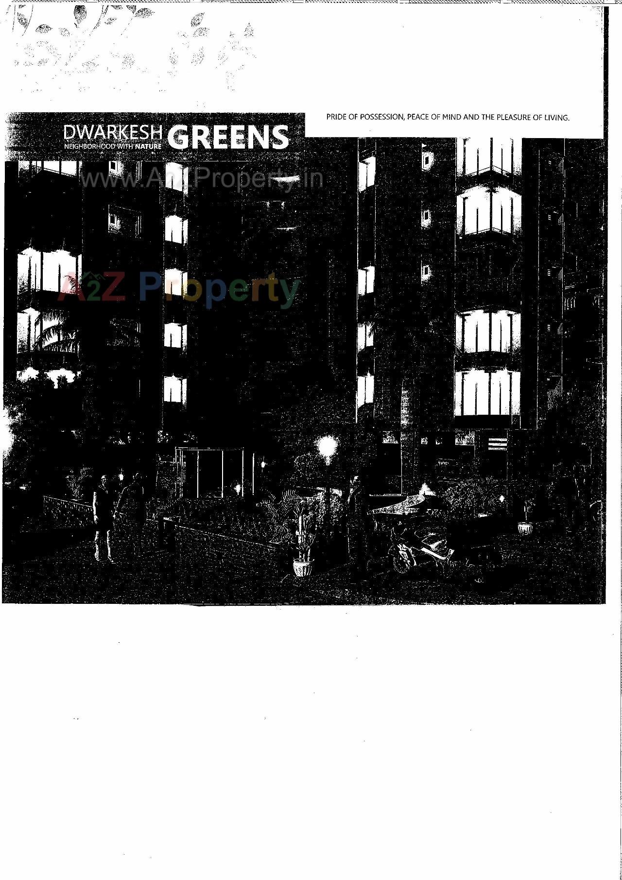 Layout of real estate project Dwarkesh Greens located at Shilaj, Ahmedabad, Gujarat