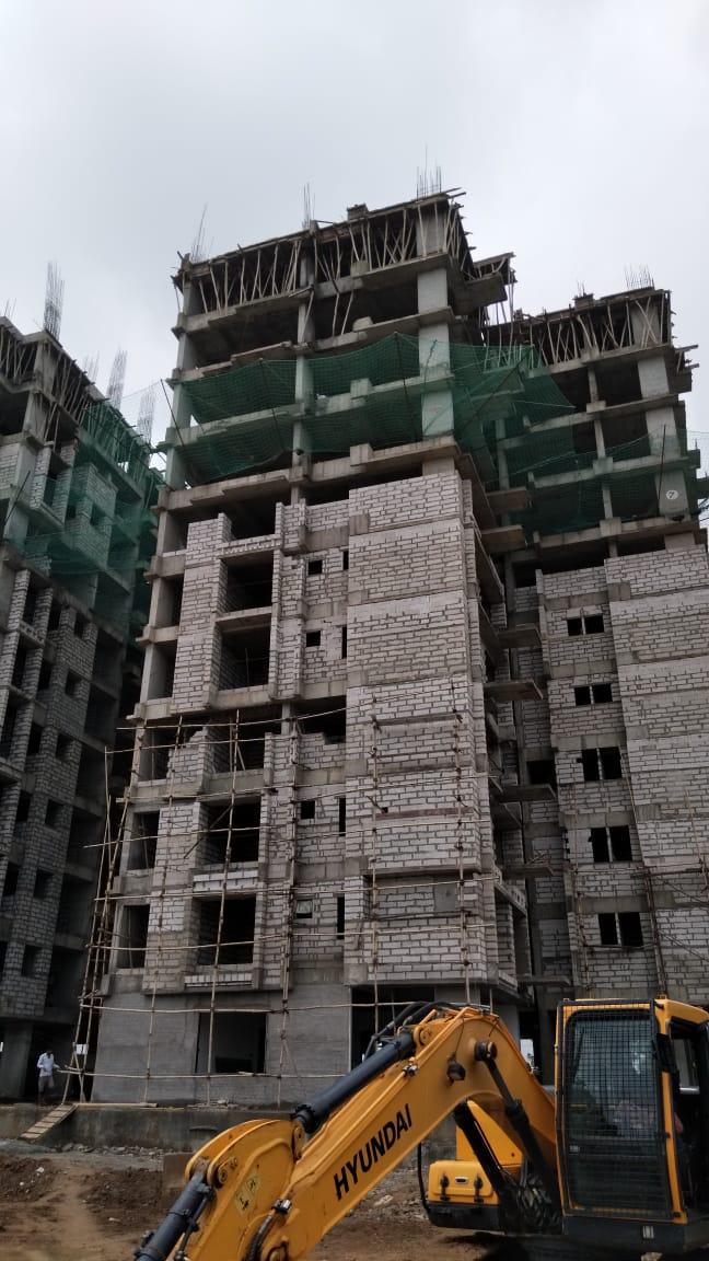 181608_const of real estate project Dwarkesh Opulence located at Tragad, Ahmedabad, Gujarat
