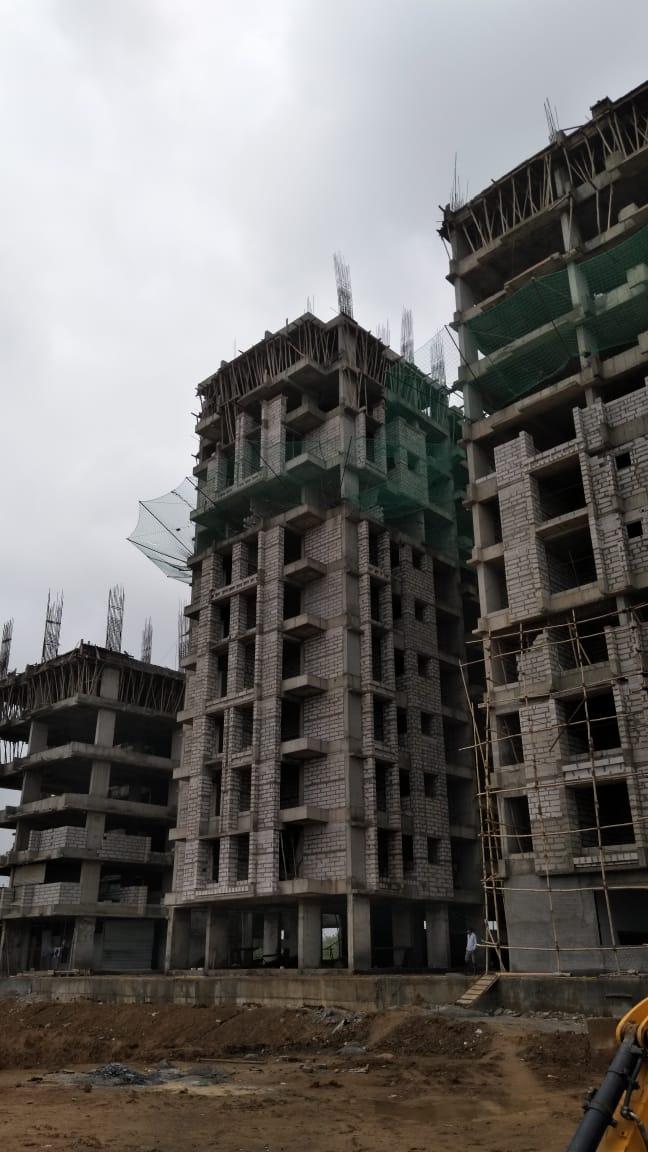 182404_const of real estate project Dwarkesh Opulence located at Tragad, Ahmedabad, Gujarat