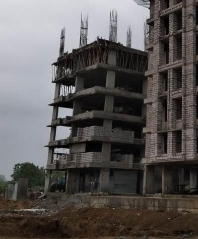 182447_const of real estate project Dwarkesh Opulence located at Tragad, Ahmedabad, Gujarat