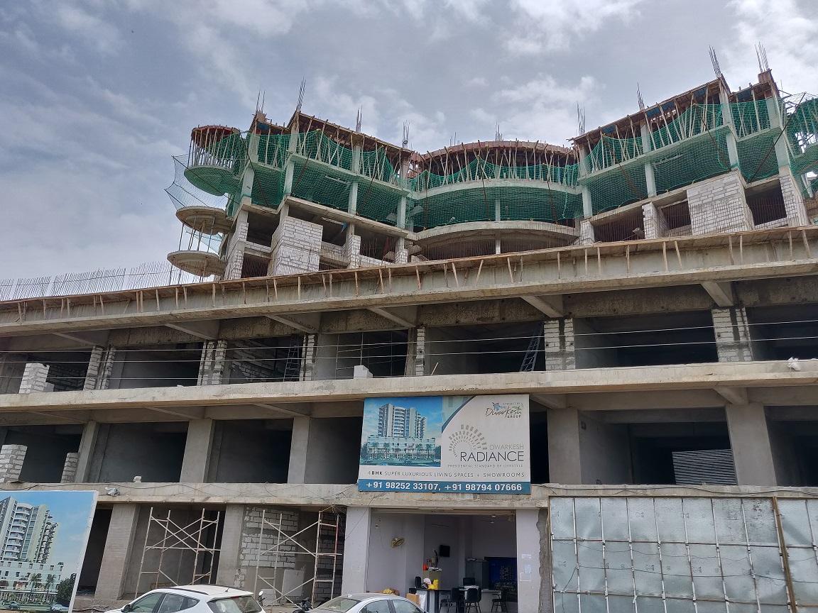 184553_const of real estate project Dwarkesh Radiance located at Chandkheda, Ahmedabad, Gujarat