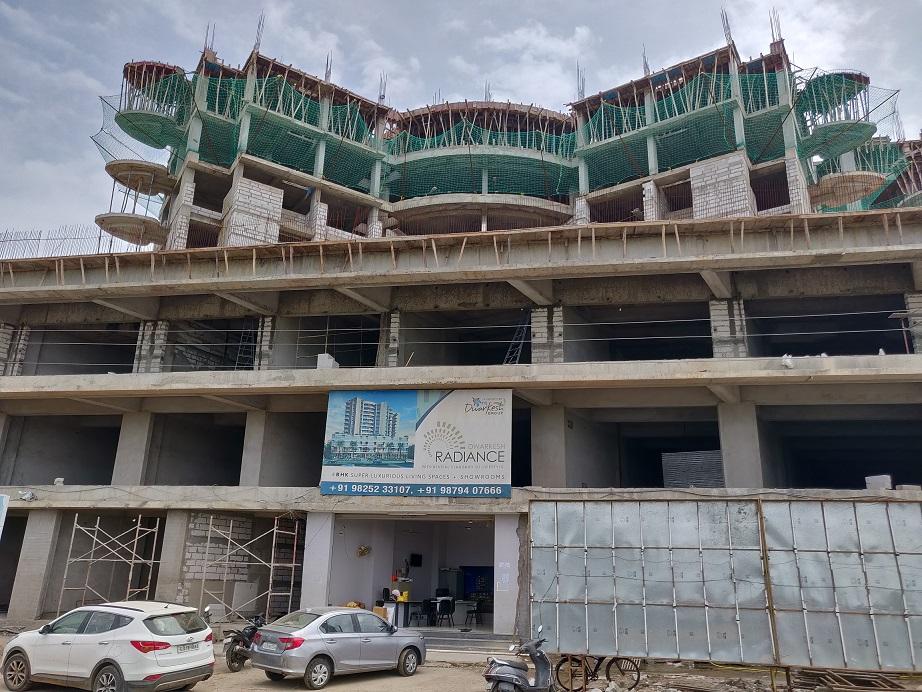 184555_const of real estate project Dwarkesh Radiance located at Chandkheda, Ahmedabad, Gujarat