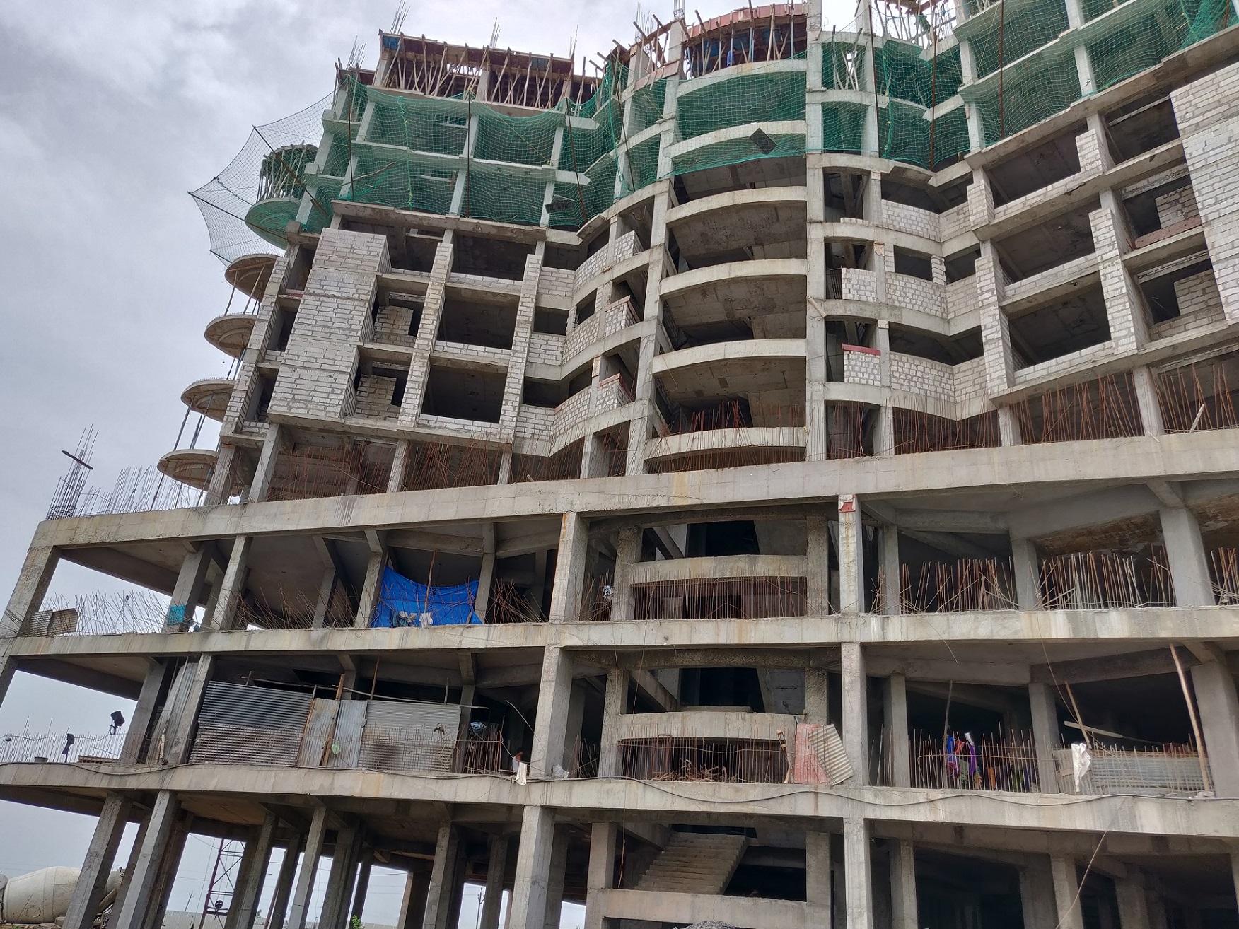 184557_const of real estate project Dwarkesh Radiance located at Chandkheda, Ahmedabad, Gujarat