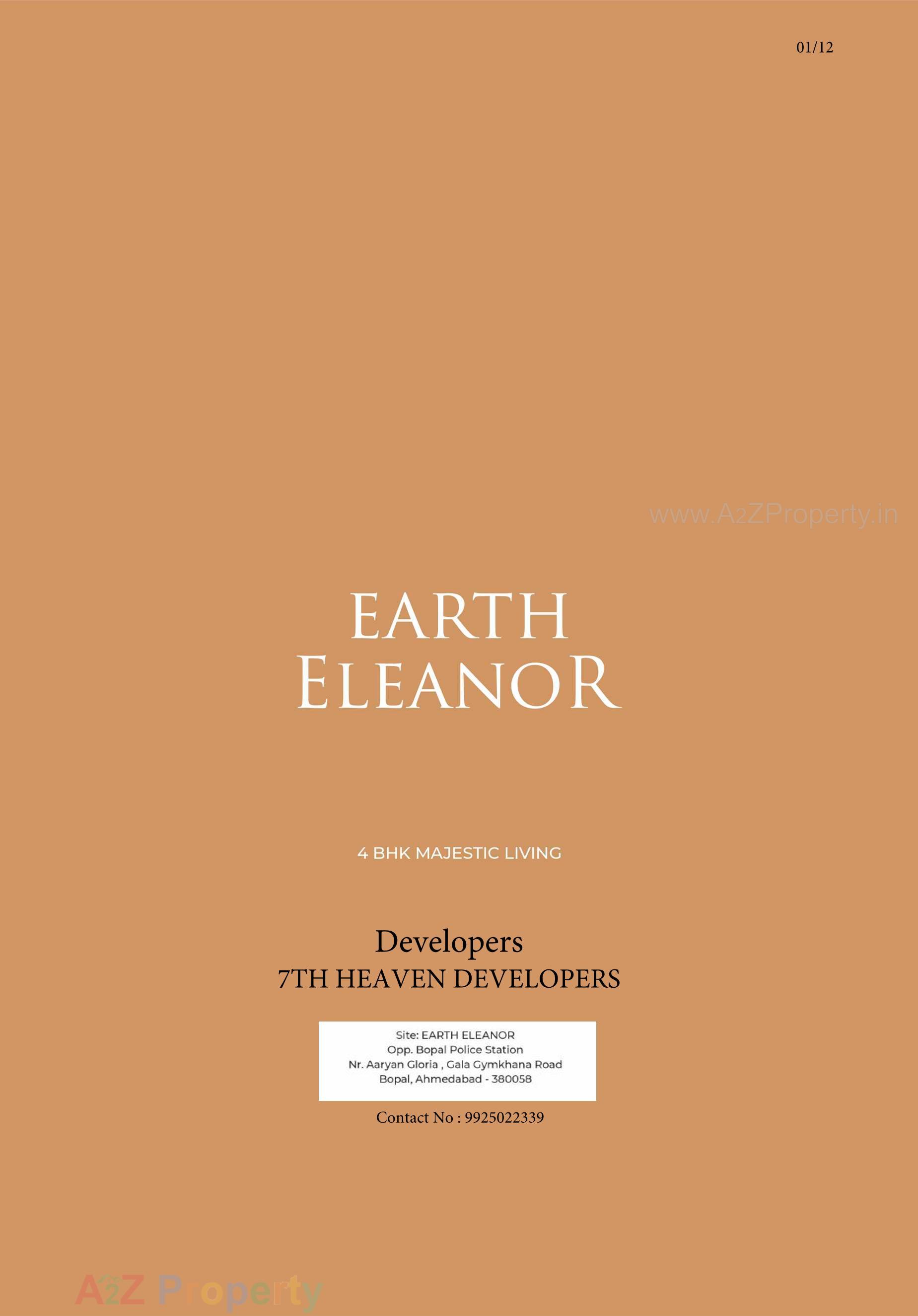  of real estate project Earth Eleanor located at Bopal, Ahmedabad, Gujarat