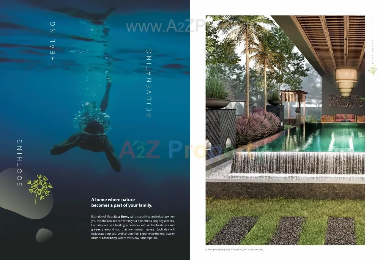 3D Elevation of real estate project East Ebony located at Chandkheda, Ahmedabad, Gujarat