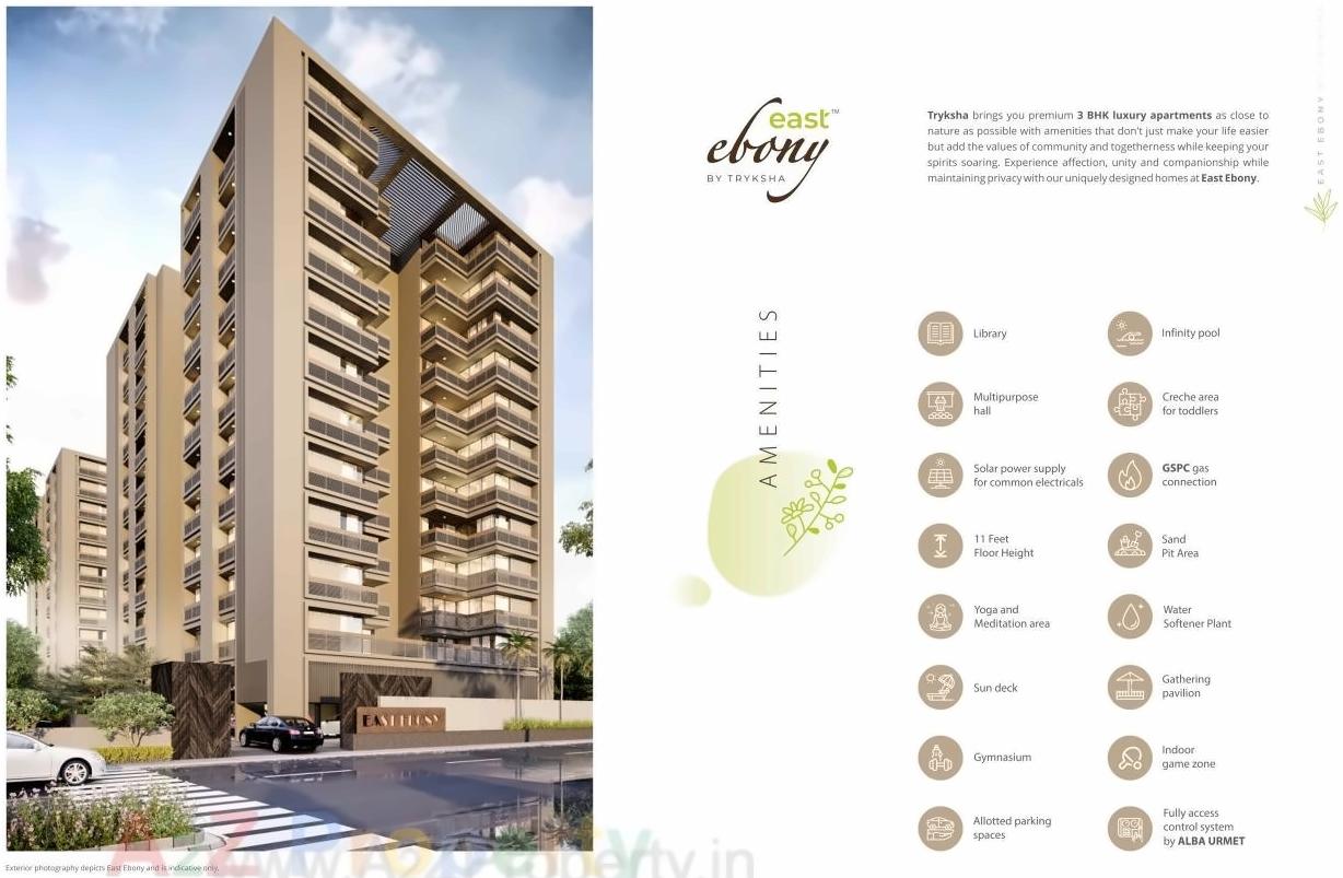  of real estate project East Ebony located at Chandkheda, Ahmedabad, Gujarat