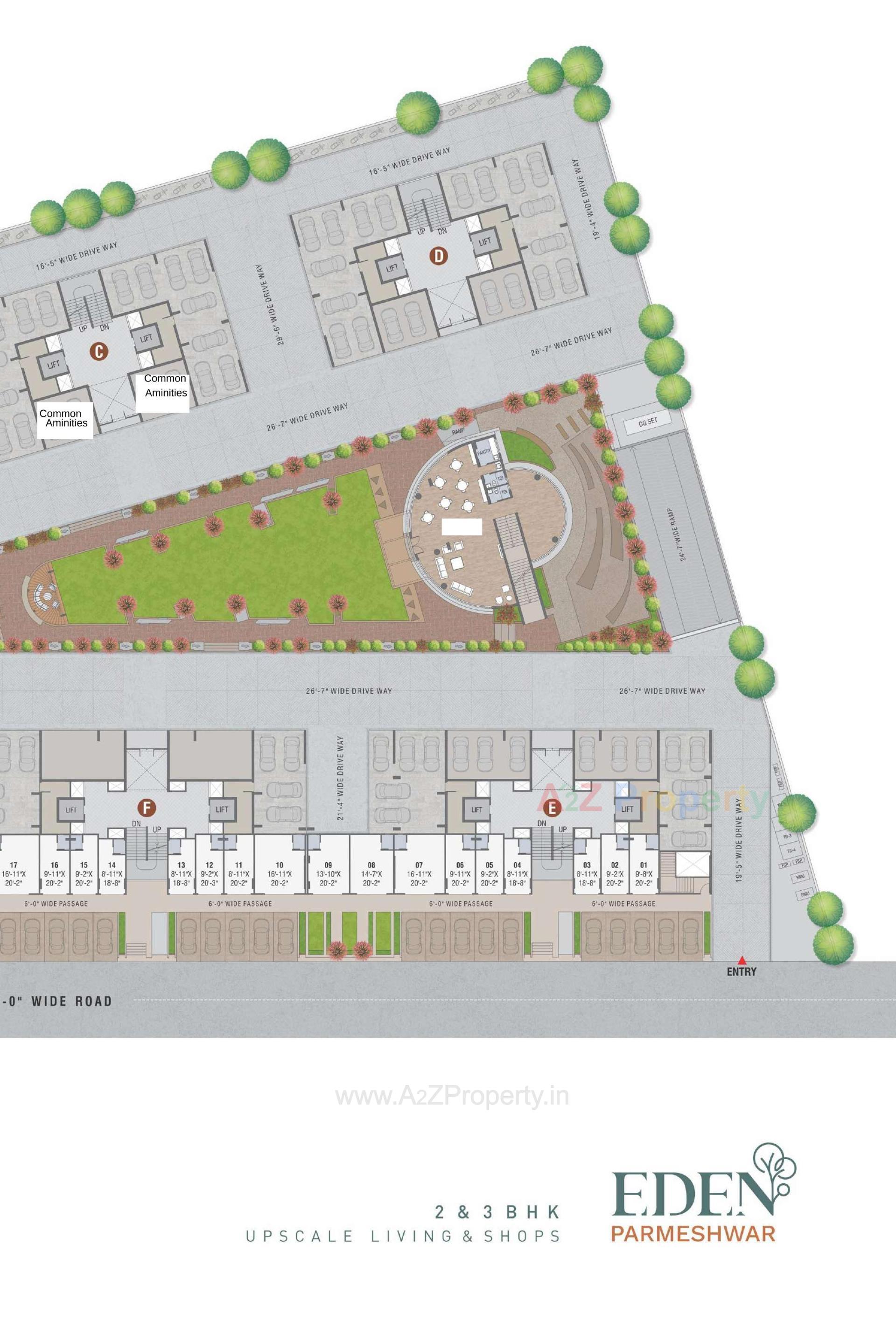 Layout of real estate project Eden Parmeshwar located at Ahmedabad, Ahmedabad, Gujarat