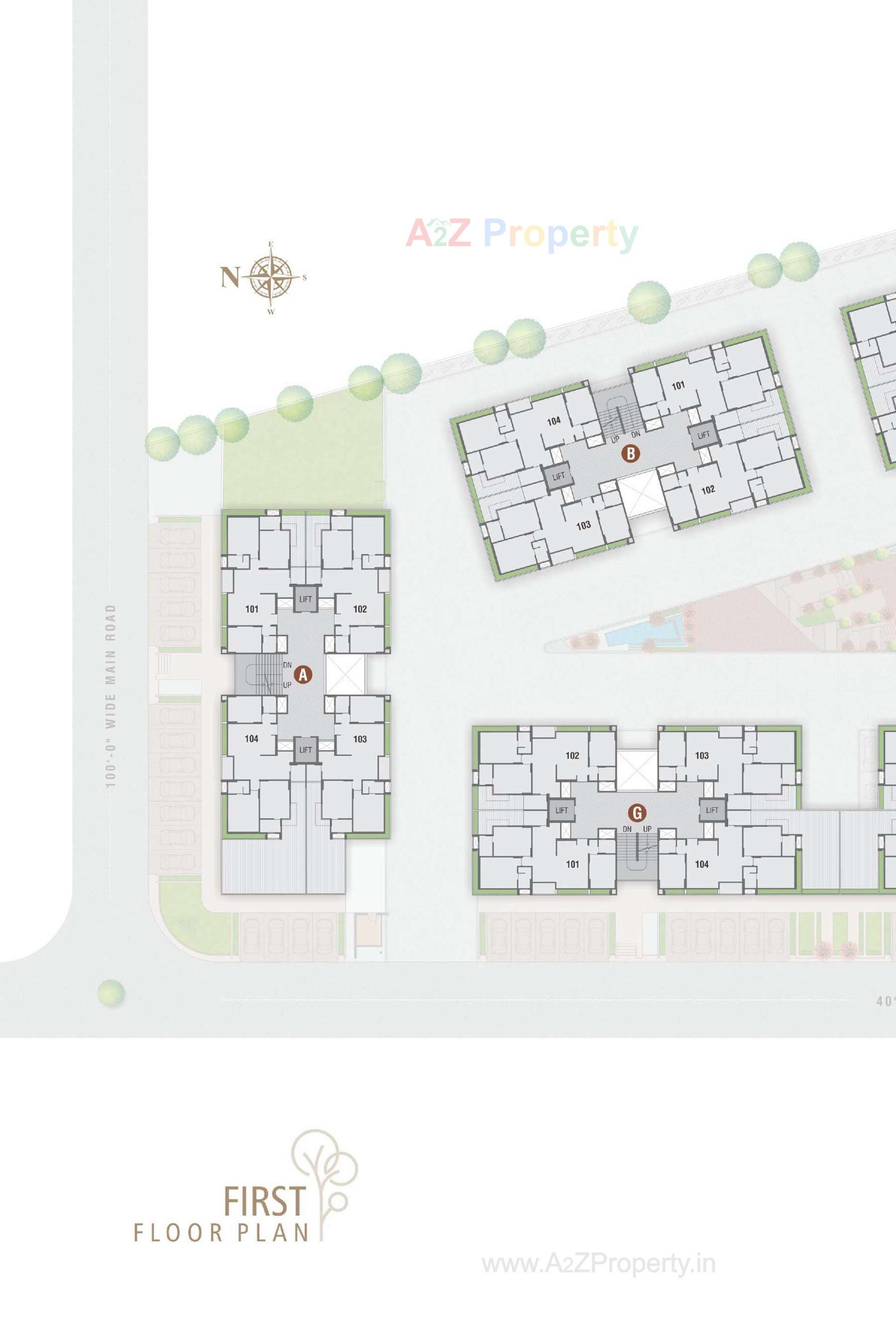 Layout of real estate project Eden Parmeshwar located at Ahmedabad, Ahmedabad, Gujarat