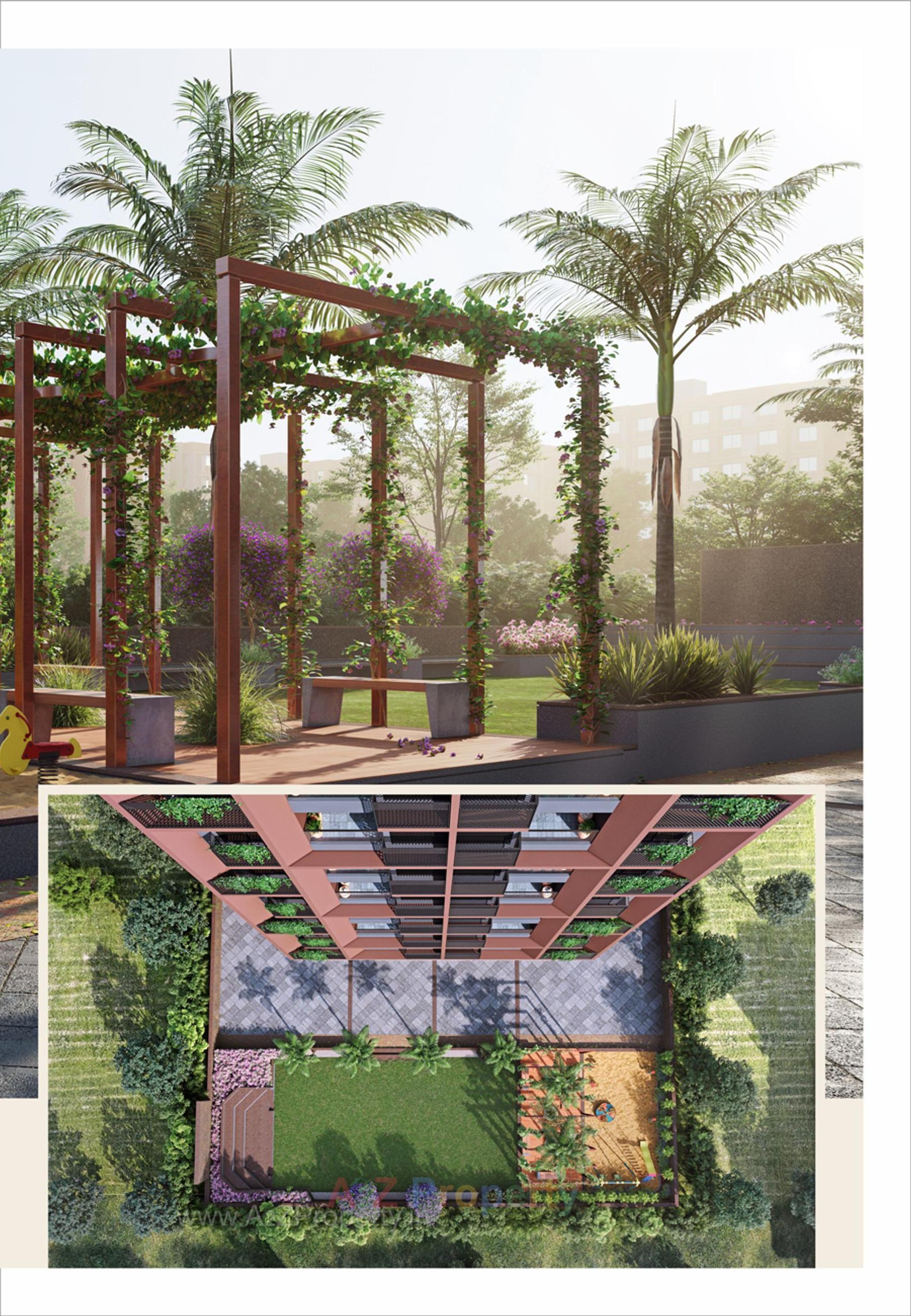 3D Elevation of real estate project Ekaksh Elegance located at Vinzol, Ahmedabad, Gujarat