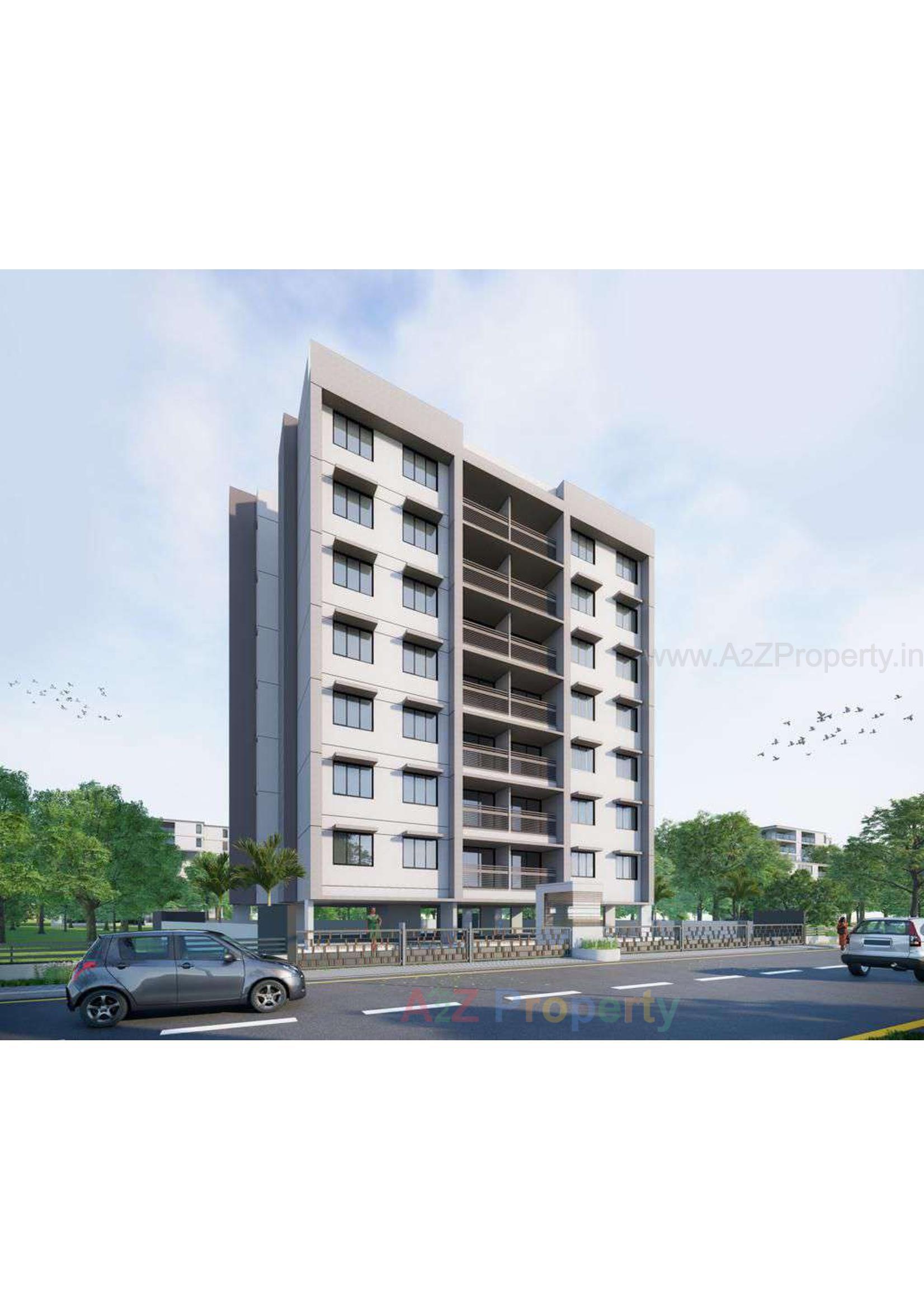 3D Elevation of real estate project Eklingji Auram located at Sanand, Ahmedabad, Gujarat