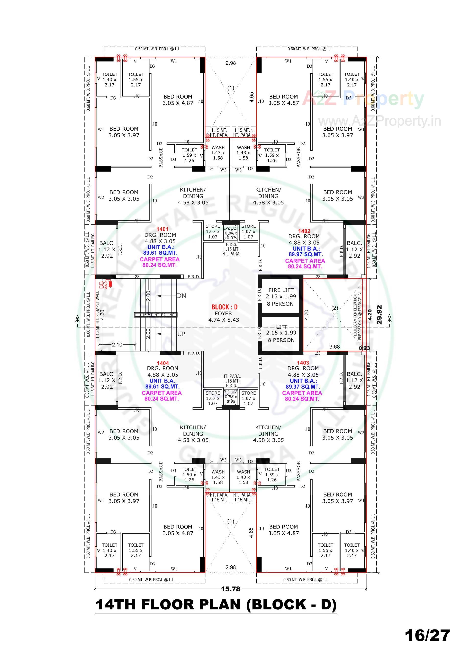 Layout of real estate project Eklingji Satvam located at Ghuma, Ahmedabad, Gujarat