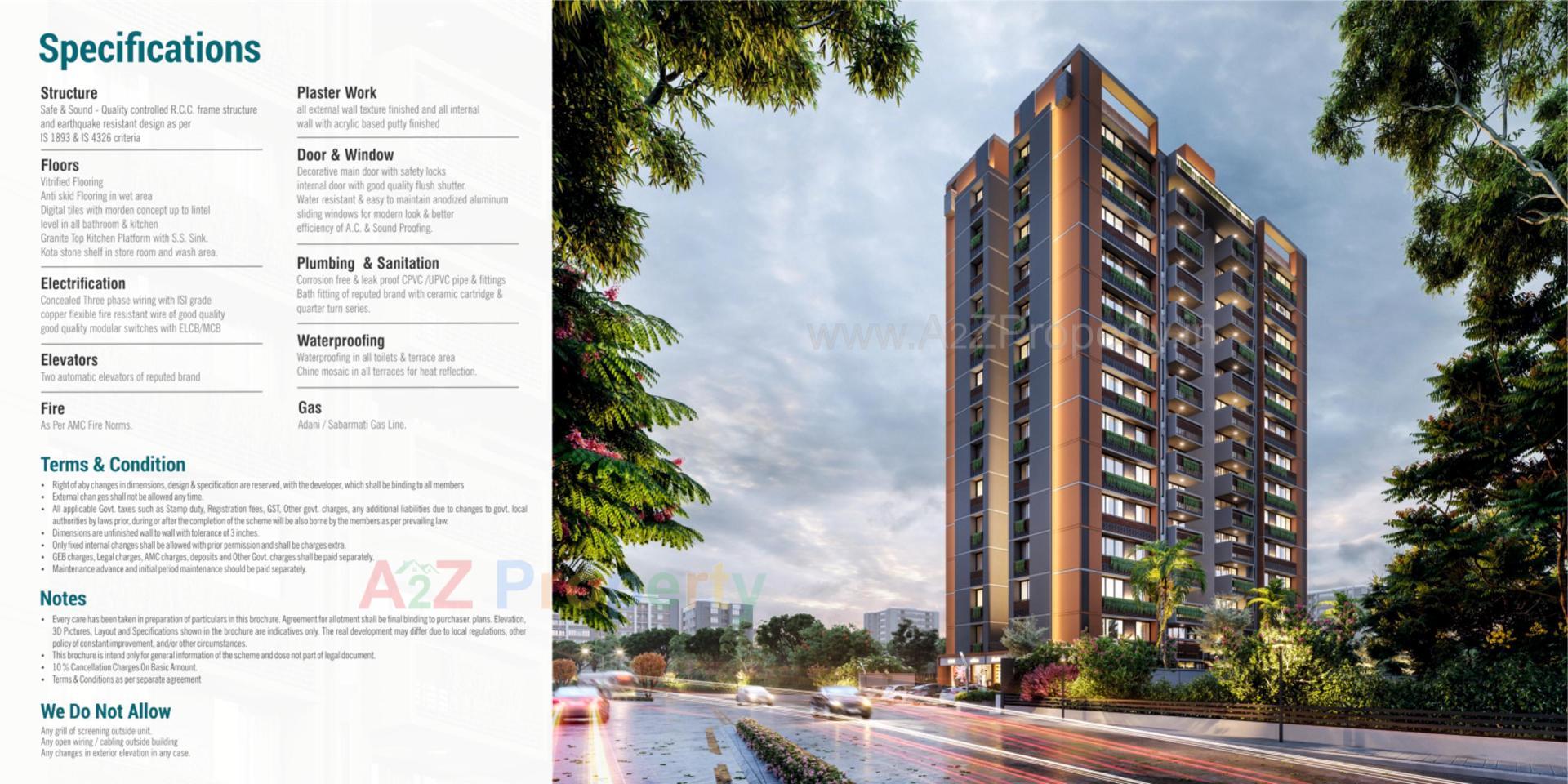 3D Elevation of real estate project Ekta Antarix located at Ahmedabad, Ahmedabad, Gujarat