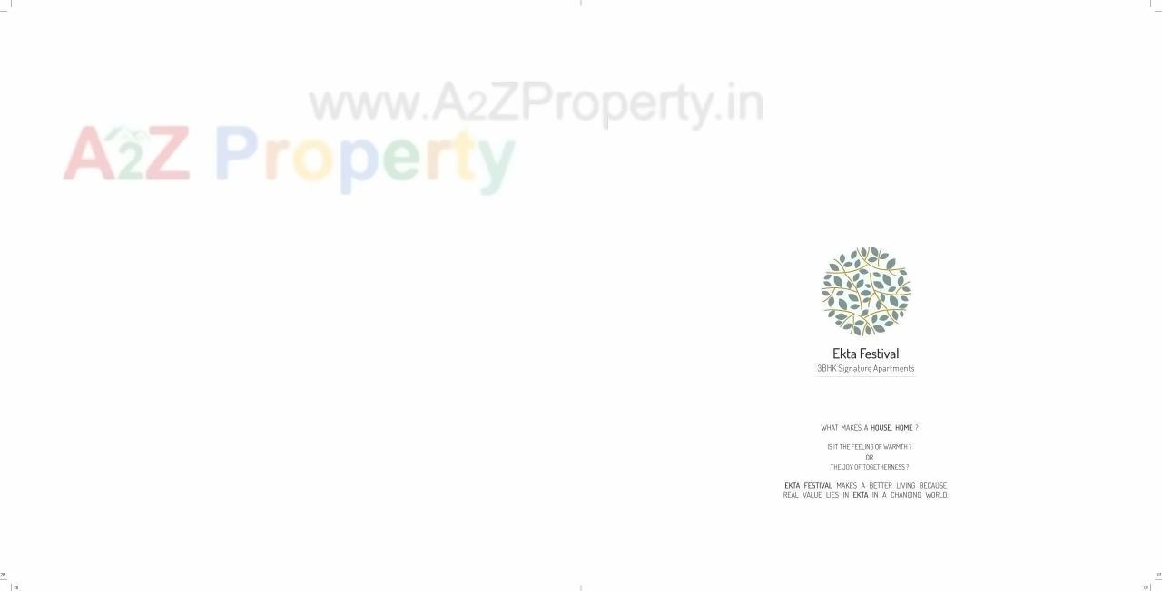  of real estate project Ekta Festival located at Vadaj, Ahmedabad, Gujarat