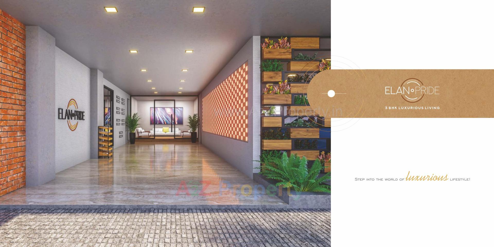 3D Elevation of real estate project Elan Pride located at Sola, Ahmedabad, Gujarat