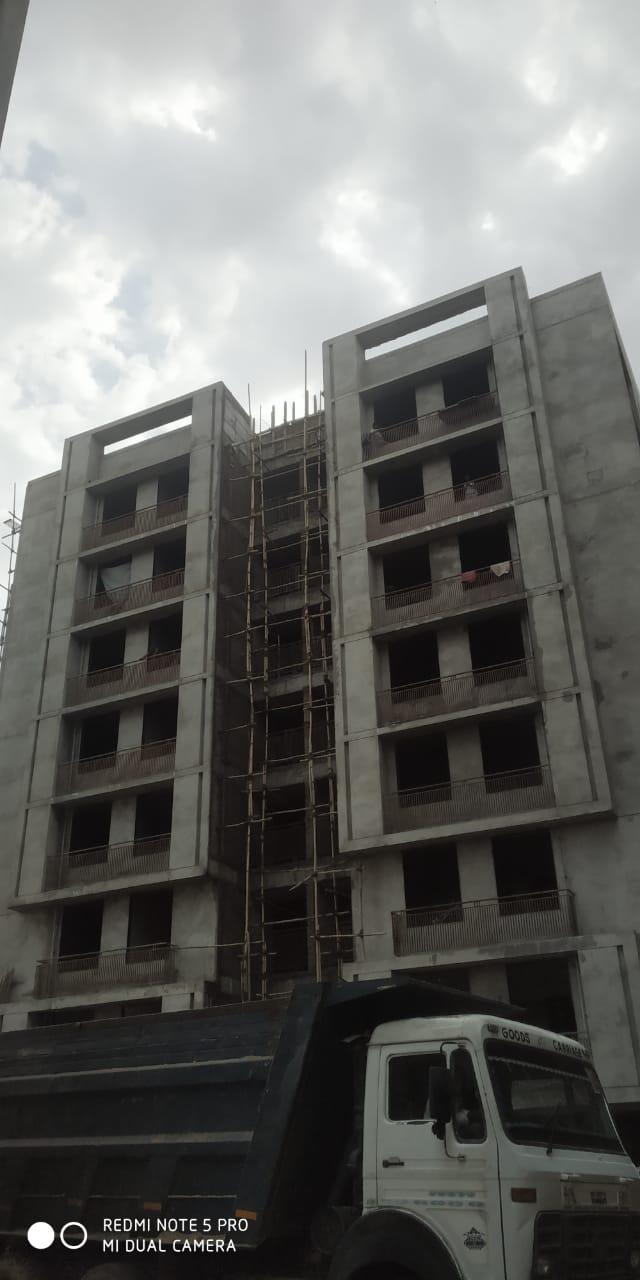 180308_const of real estate project Elenza Greens located at Ghuma, Ahmedabad, Gujarat
