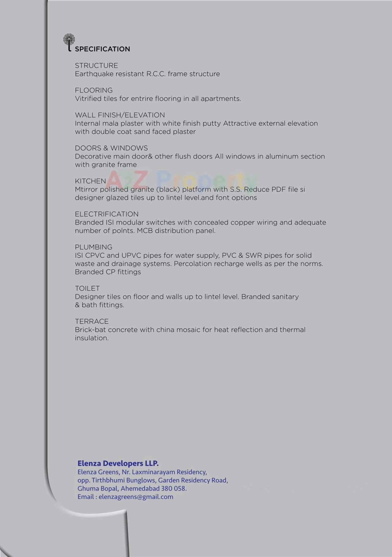 Project Specifications