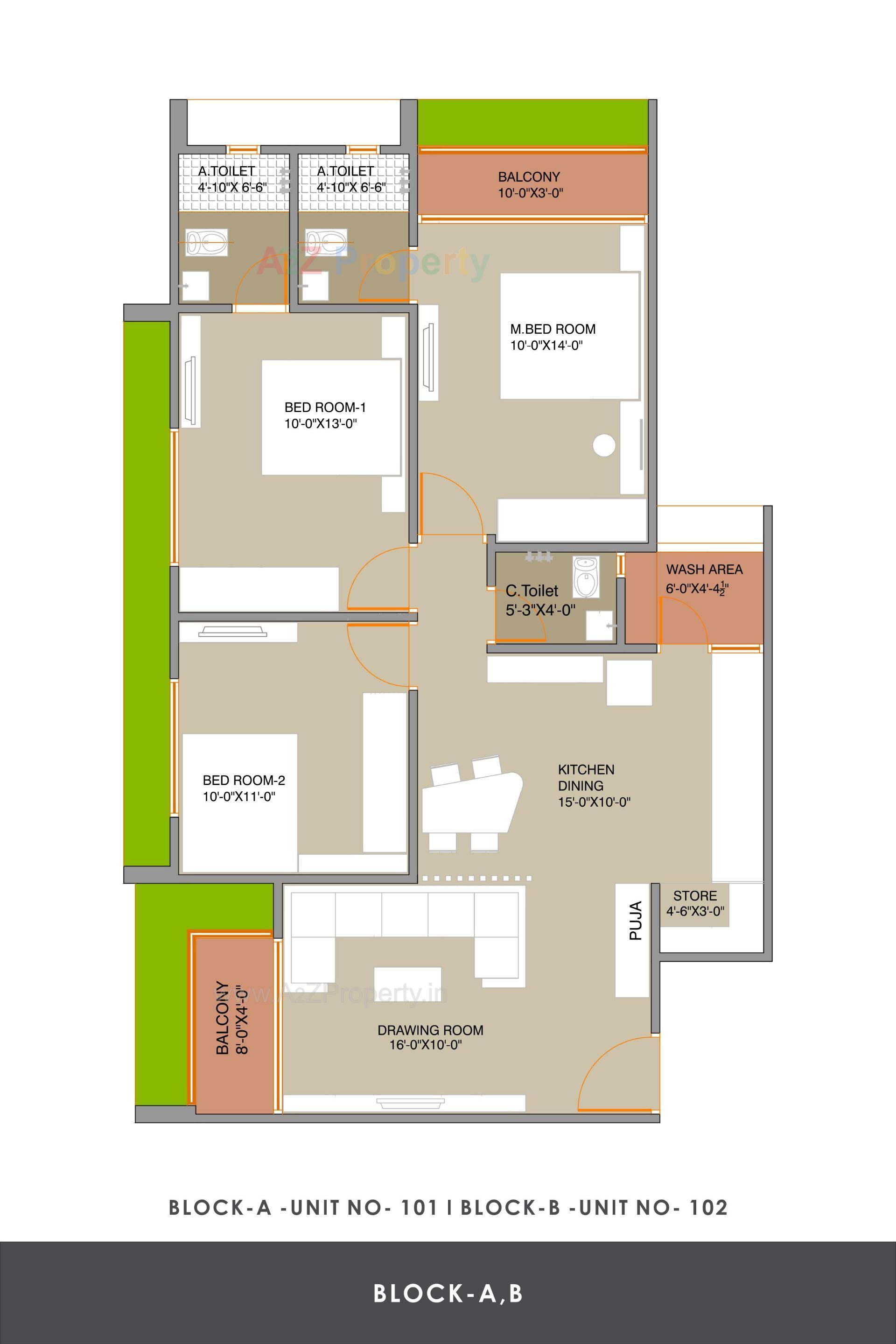 Layout of real estate project Elenza Greenwood located at Ghuma, Ahmedabad, Gujarat