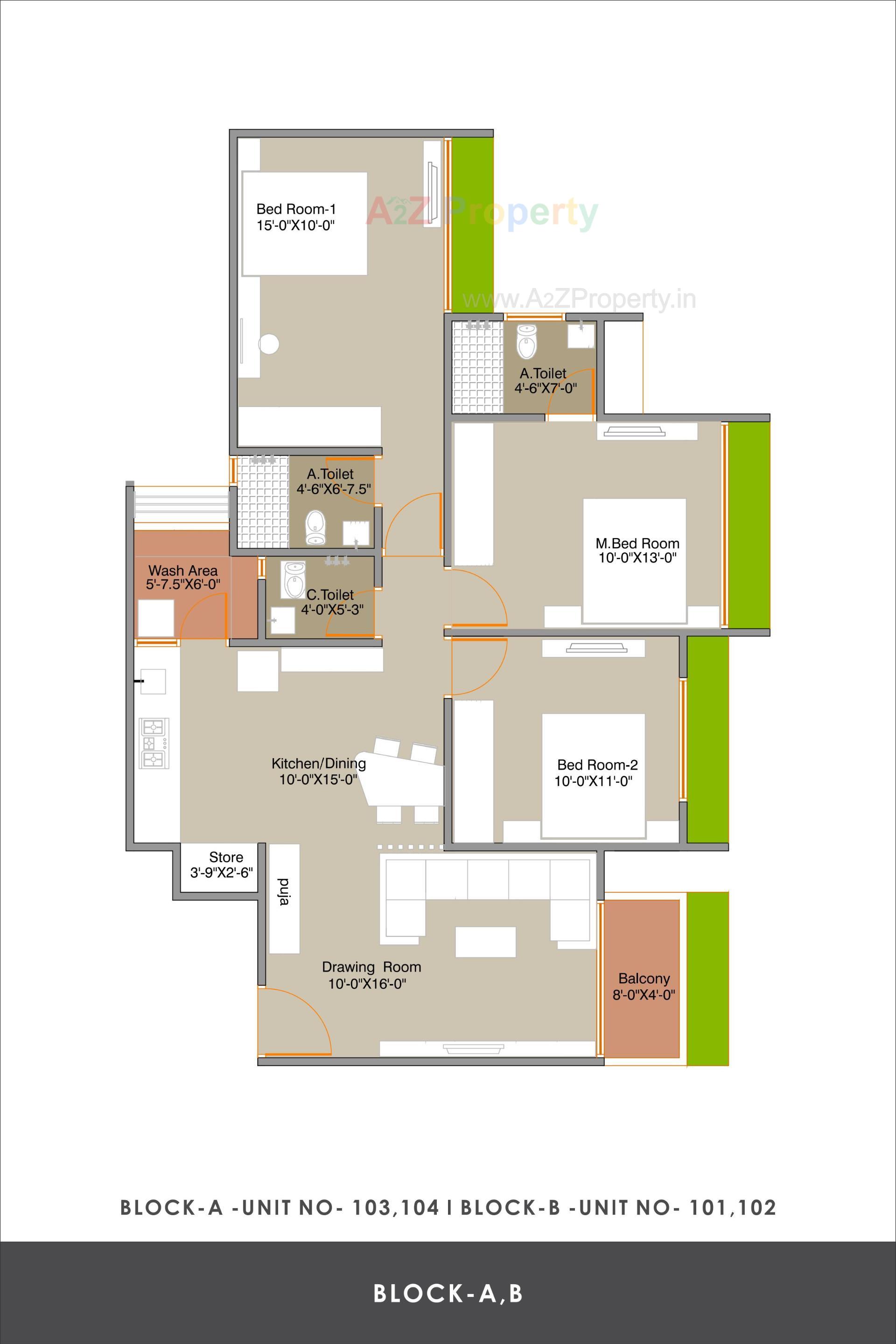 Layout of real estate project Elenza Greenwood located at Ghuma, Ahmedabad, Gujarat