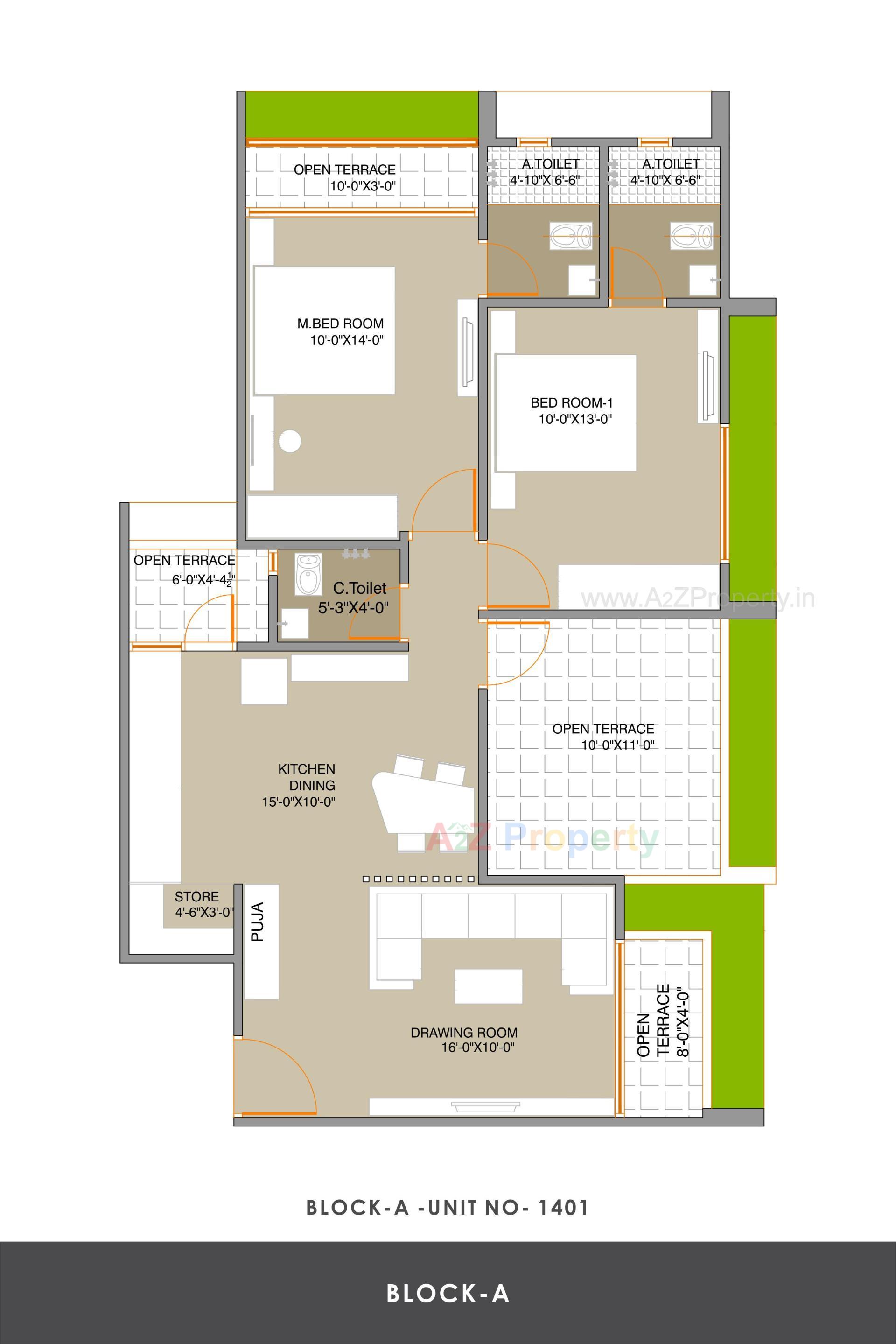 Layout of real estate project Elenza Greenwood located at Ghuma, Ahmedabad, Gujarat