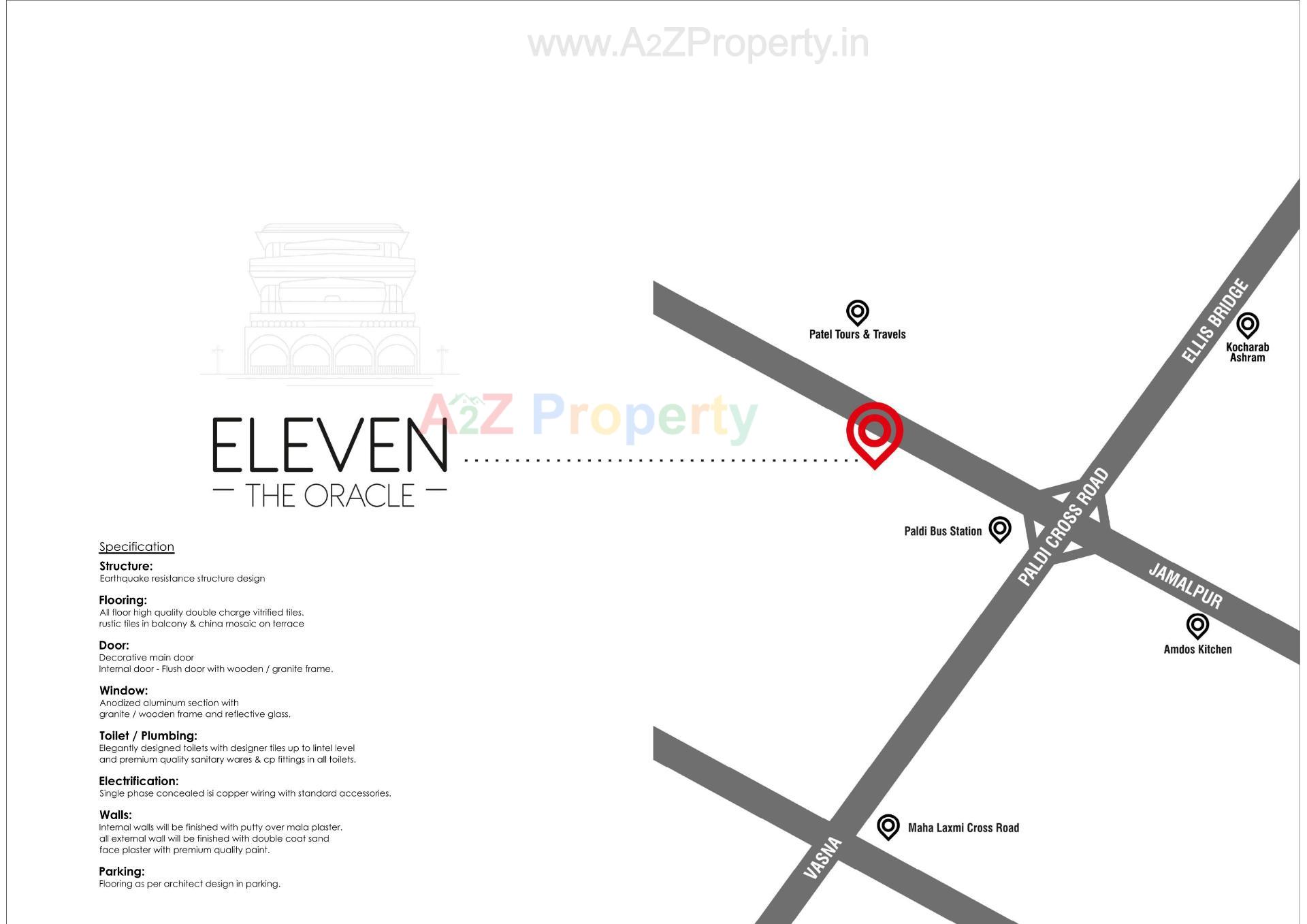  of real estate project Eleven The Oracle located at Sabarmati, Ahmedabad, Gujarat
