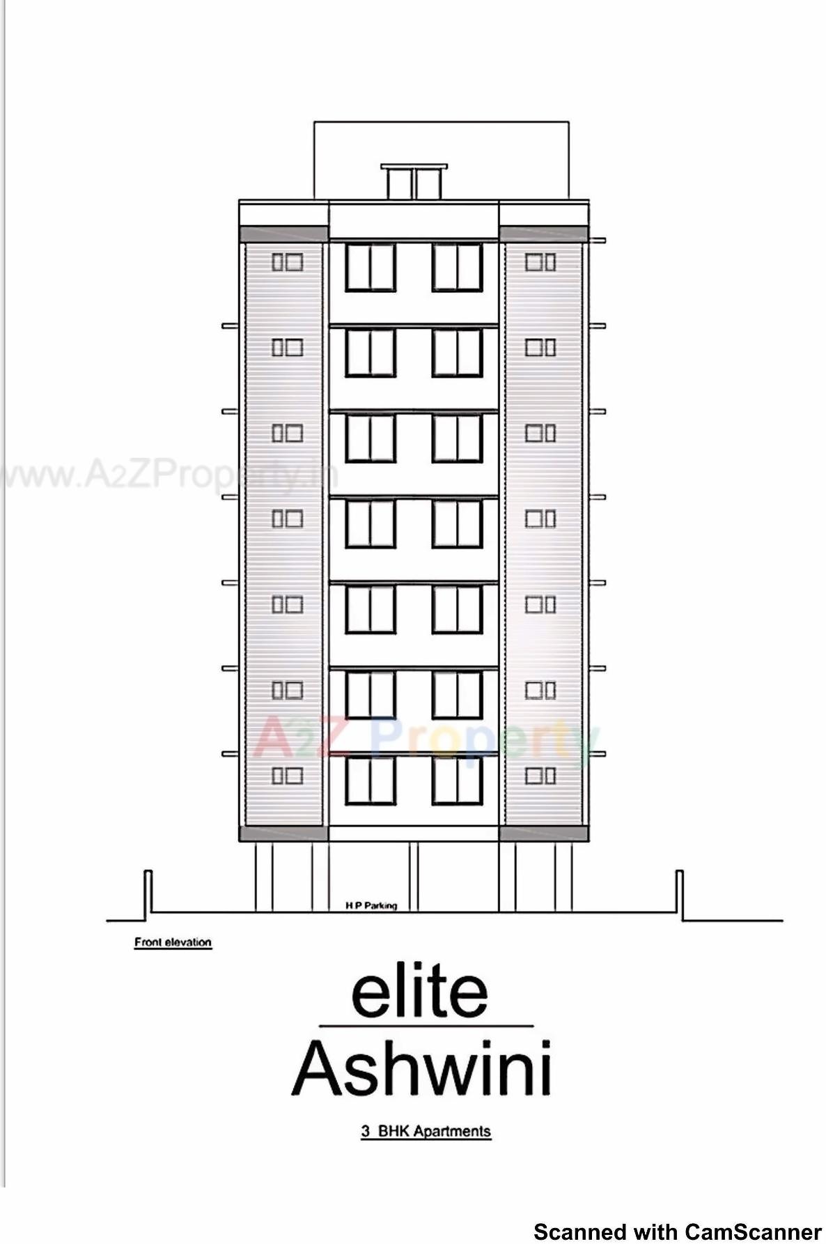 Layout of real estate project Elite Ashwini located at Vadaj, Ahmedabad, Gujarat
