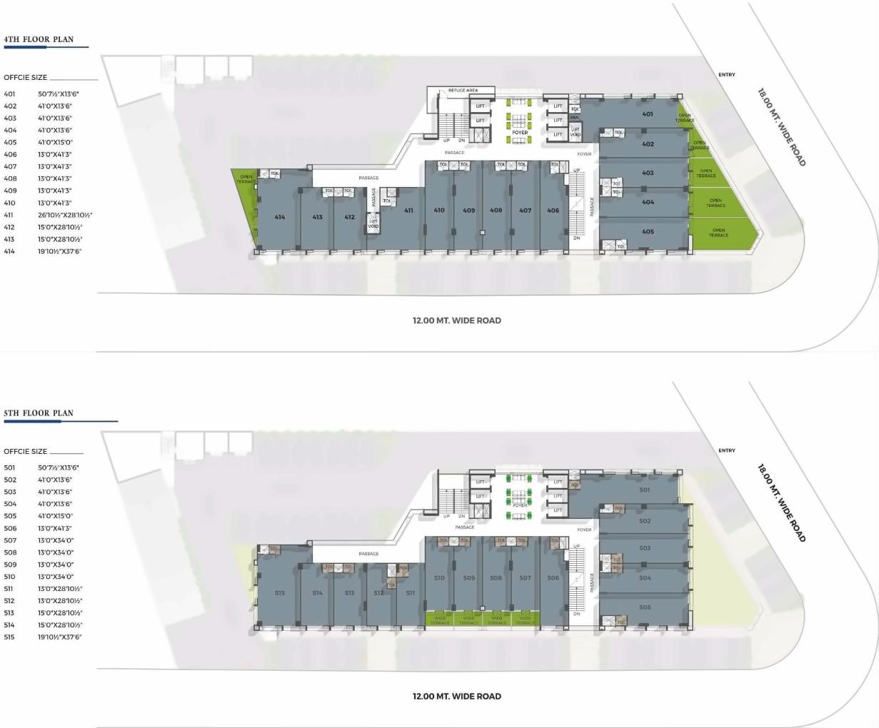Layout of real estate project Elite Magnum located at Vadaj, Ahmedabad, Gujarat