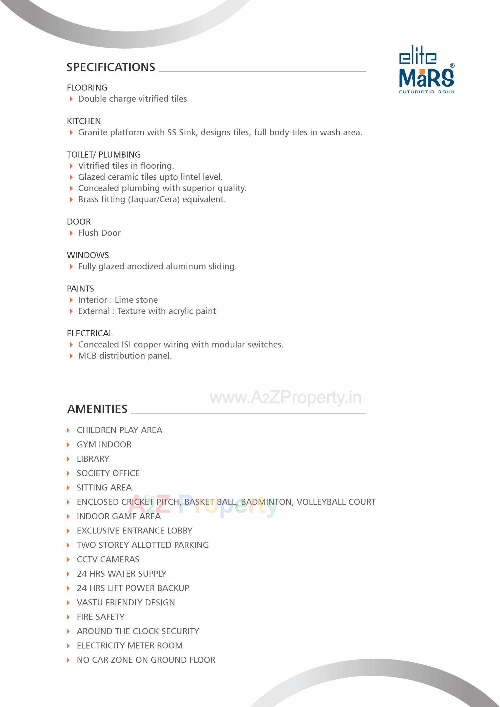  of real estate project Elite Mars located at Chharodi, Ahmedabad, Gujarat