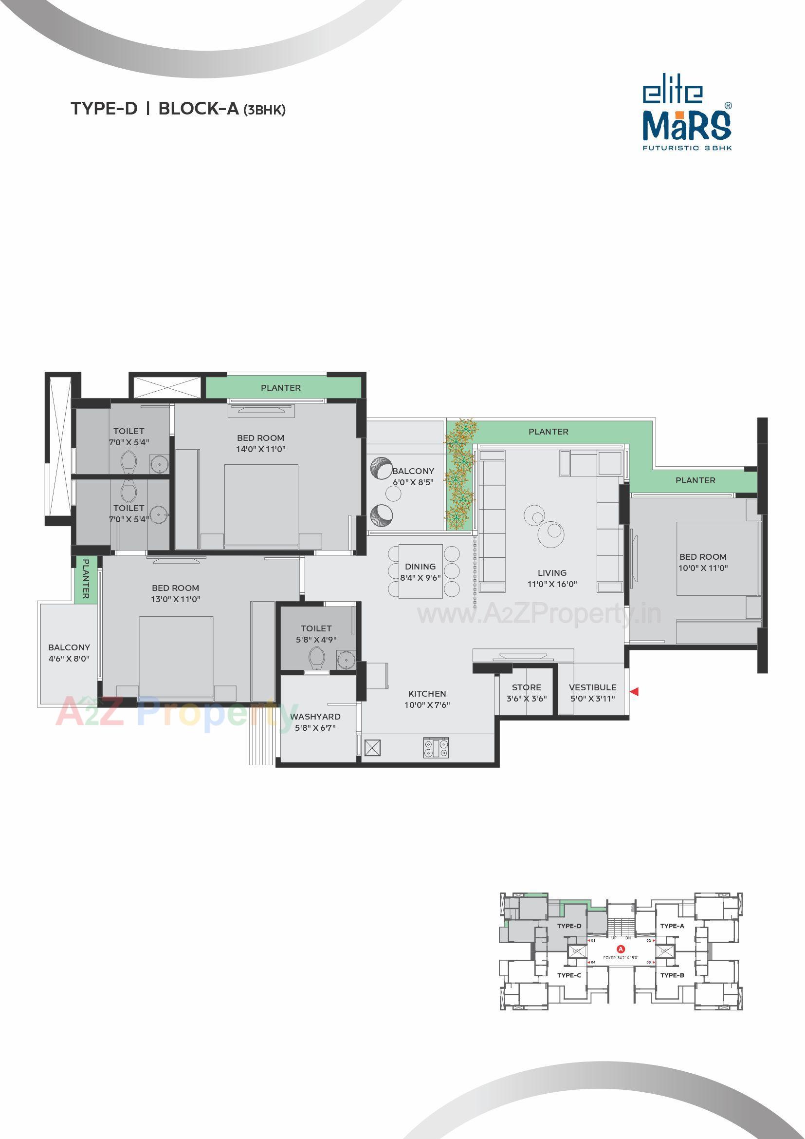 Layout of real estate project Elite Mars located at Chharodi, Ahmedabad, Gujarat