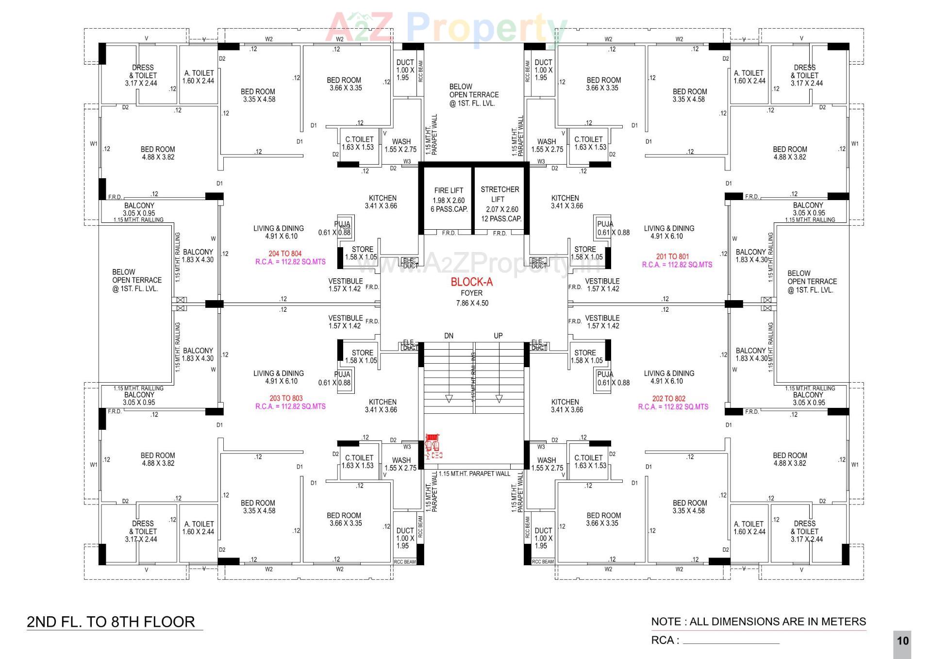 Layout of real estate project Elite Neptune located at Ahmedabad, Ahmedabad, Gujarat