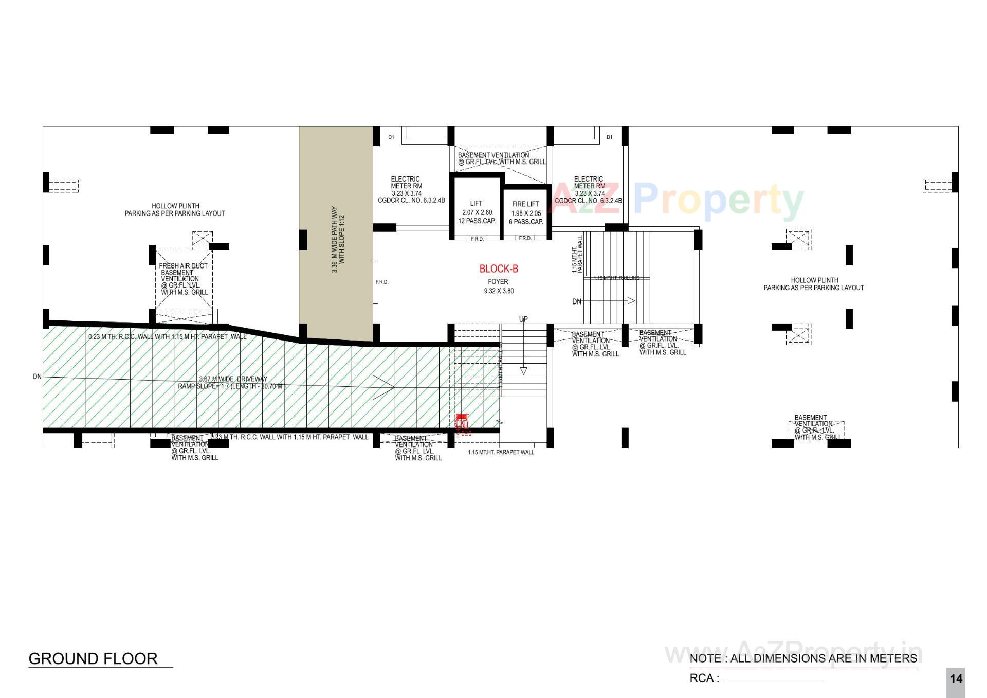 Layout of real estate project Elite Neptune located at Ahmedabad, Ahmedabad, Gujarat