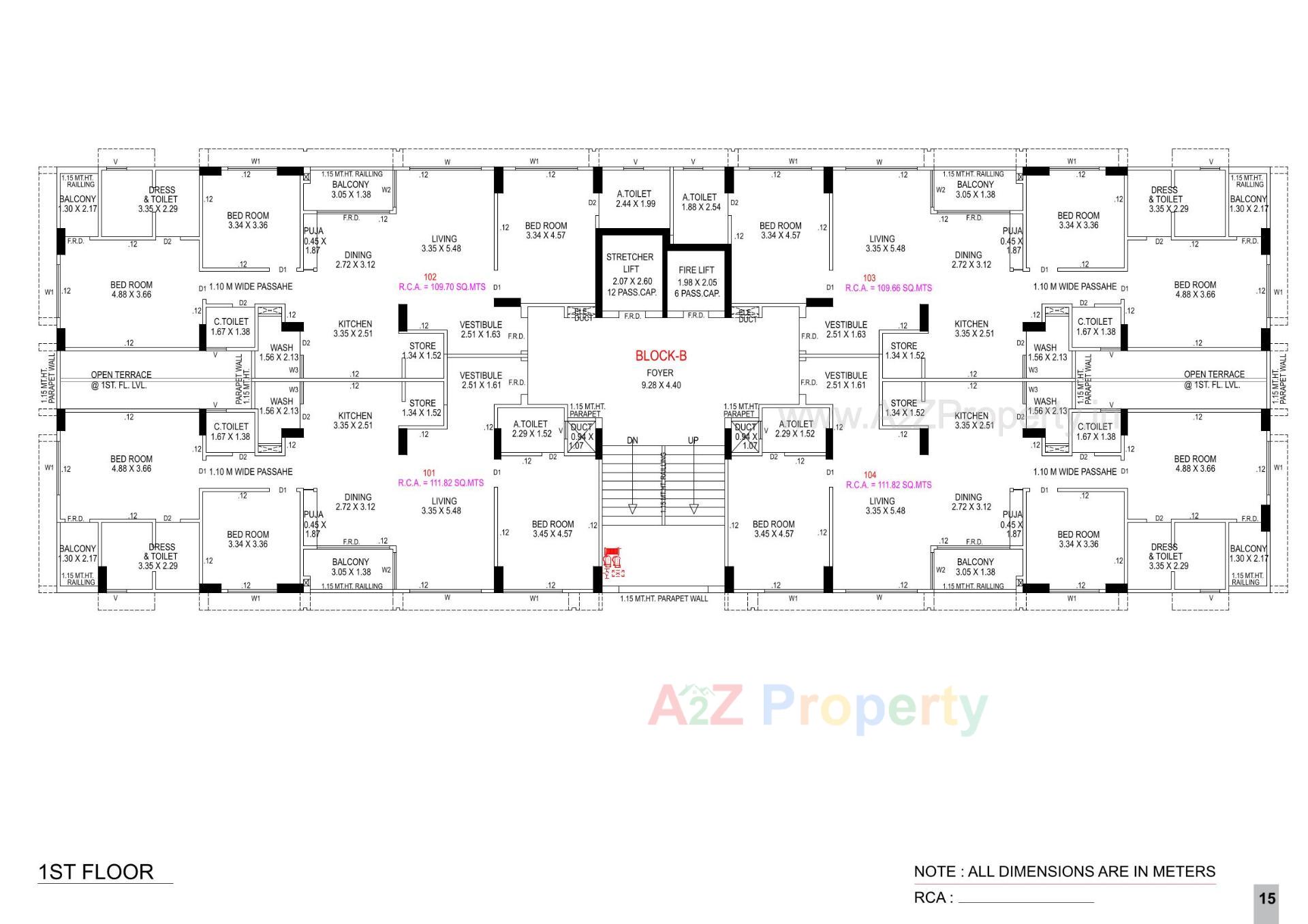 Layout of real estate project Elite Neptune located at Ahmedabad, Ahmedabad, Gujarat