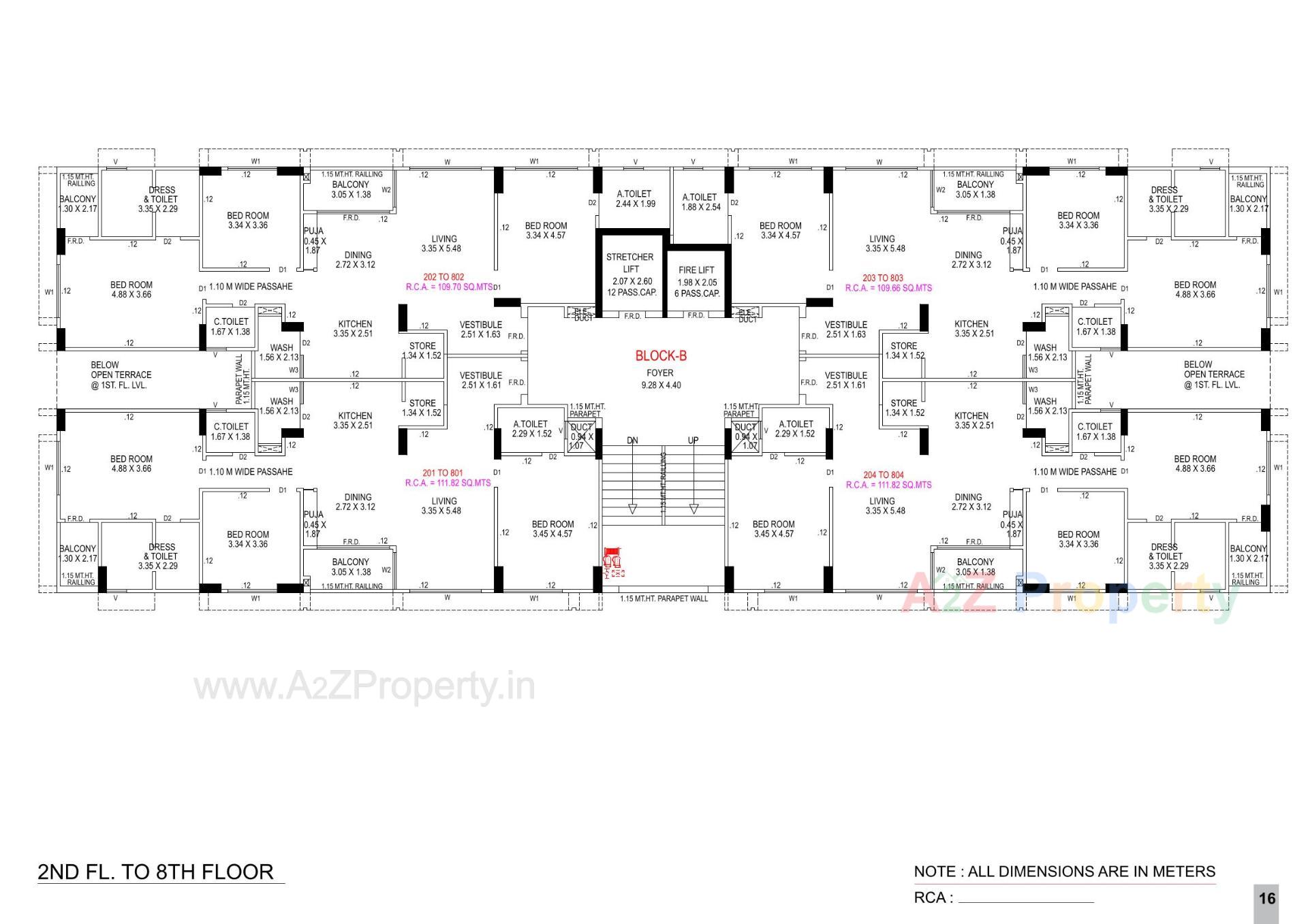 Layout of real estate project Elite Neptune located at Ahmedabad, Ahmedabad, Gujarat