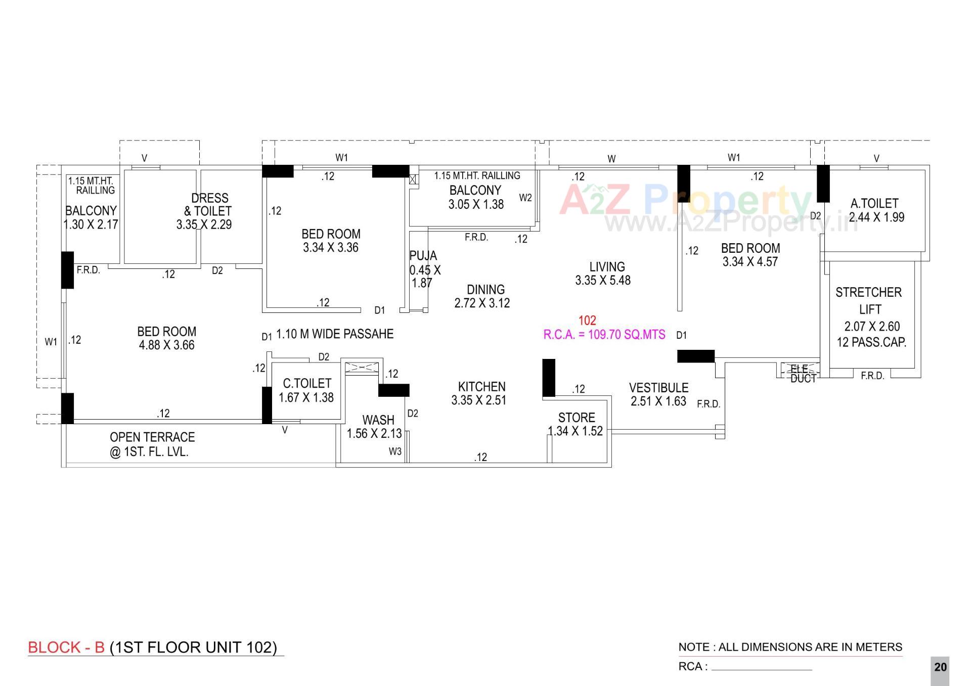 Layout of real estate project Elite Neptune located at Ahmedabad, Ahmedabad, Gujarat